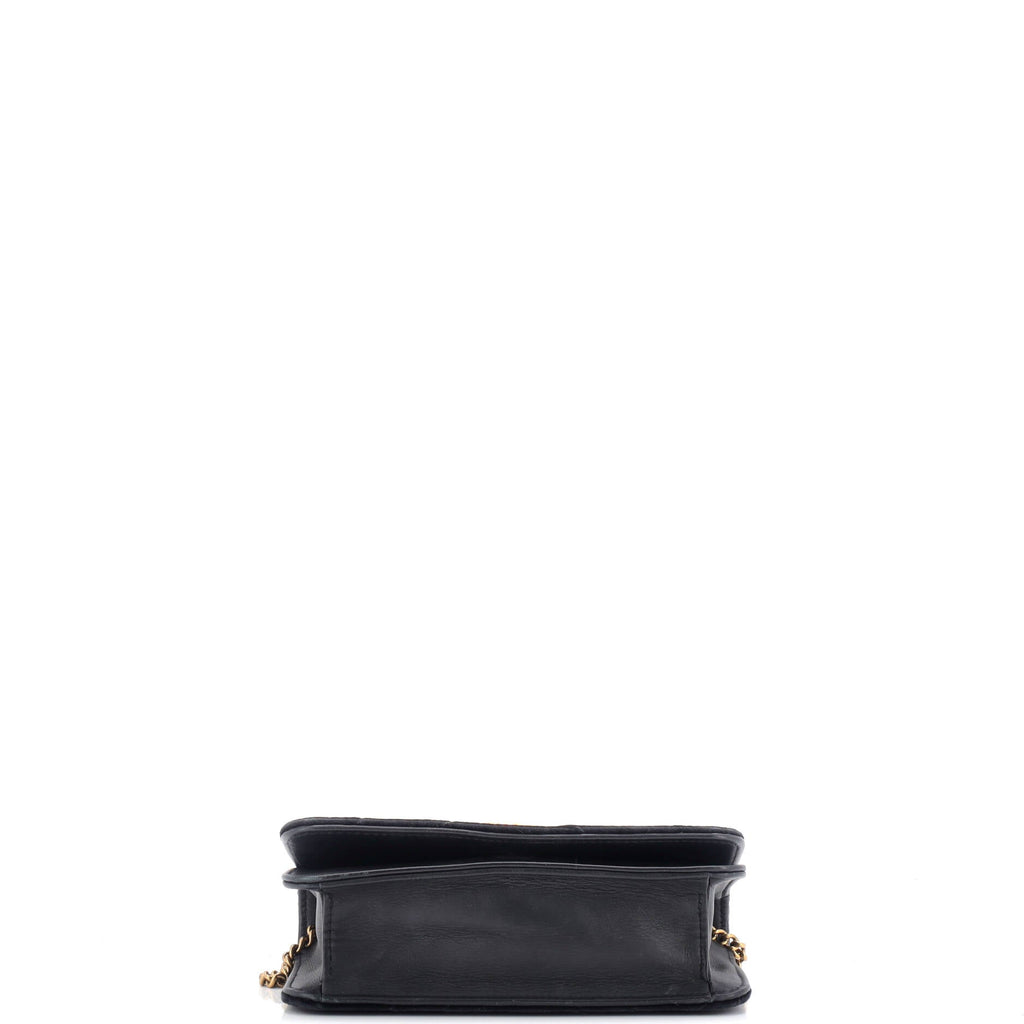 GG Marmont Chain Flap Bag Matelasse Velvet Mini