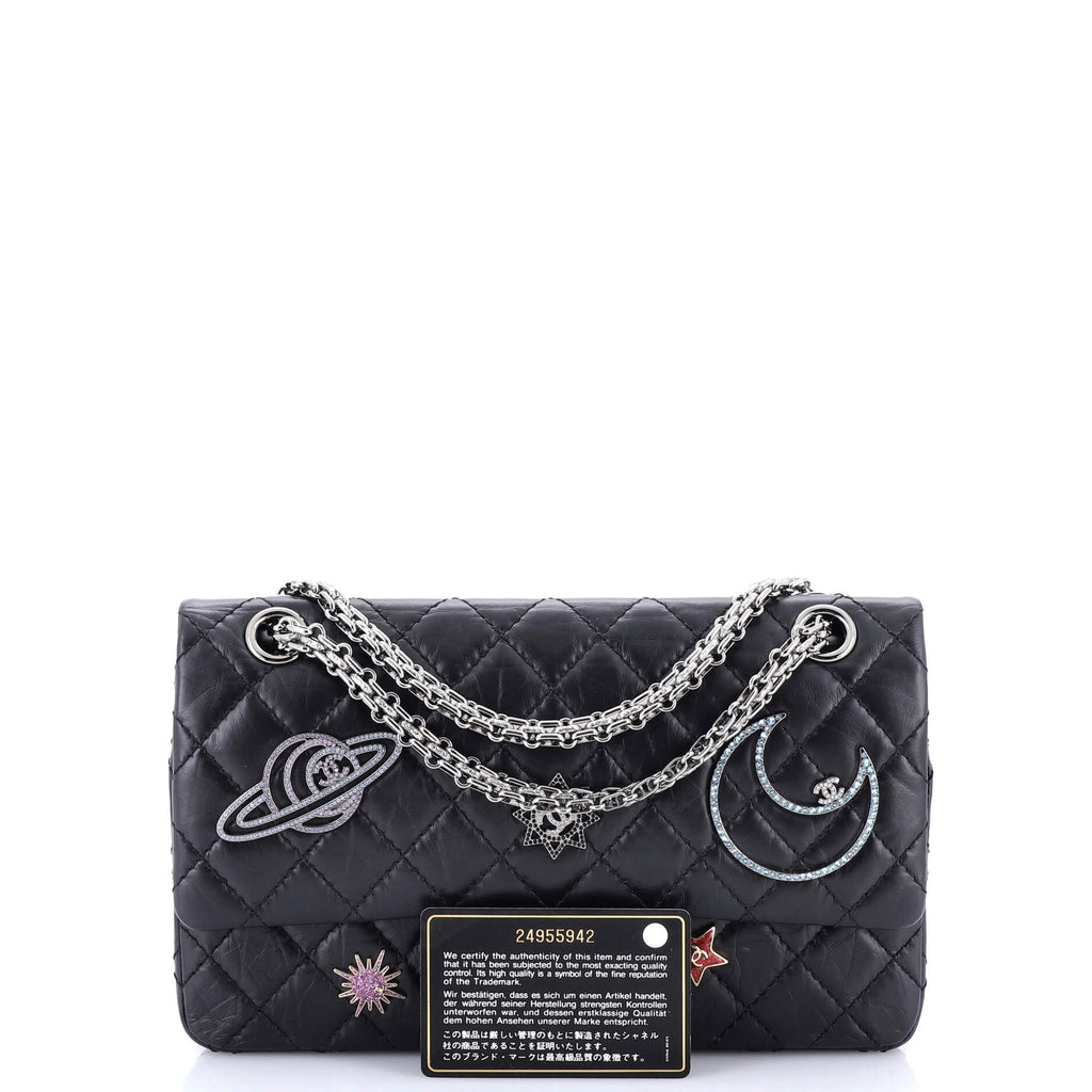 Space Charms Reissue 2.55 Flap Bag Quilted Aged Calfskin 225