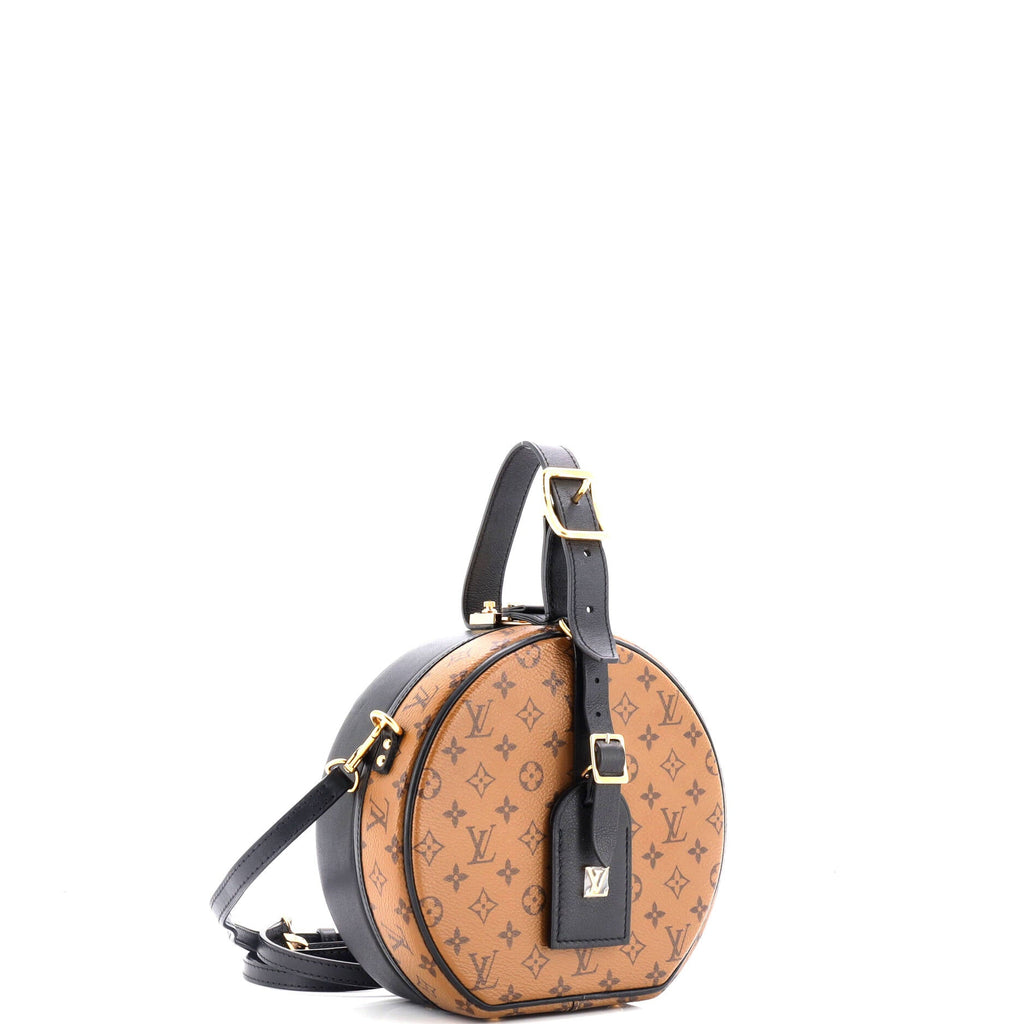 Petite Boite Chapeau Bag Reverse Monogram Canvas