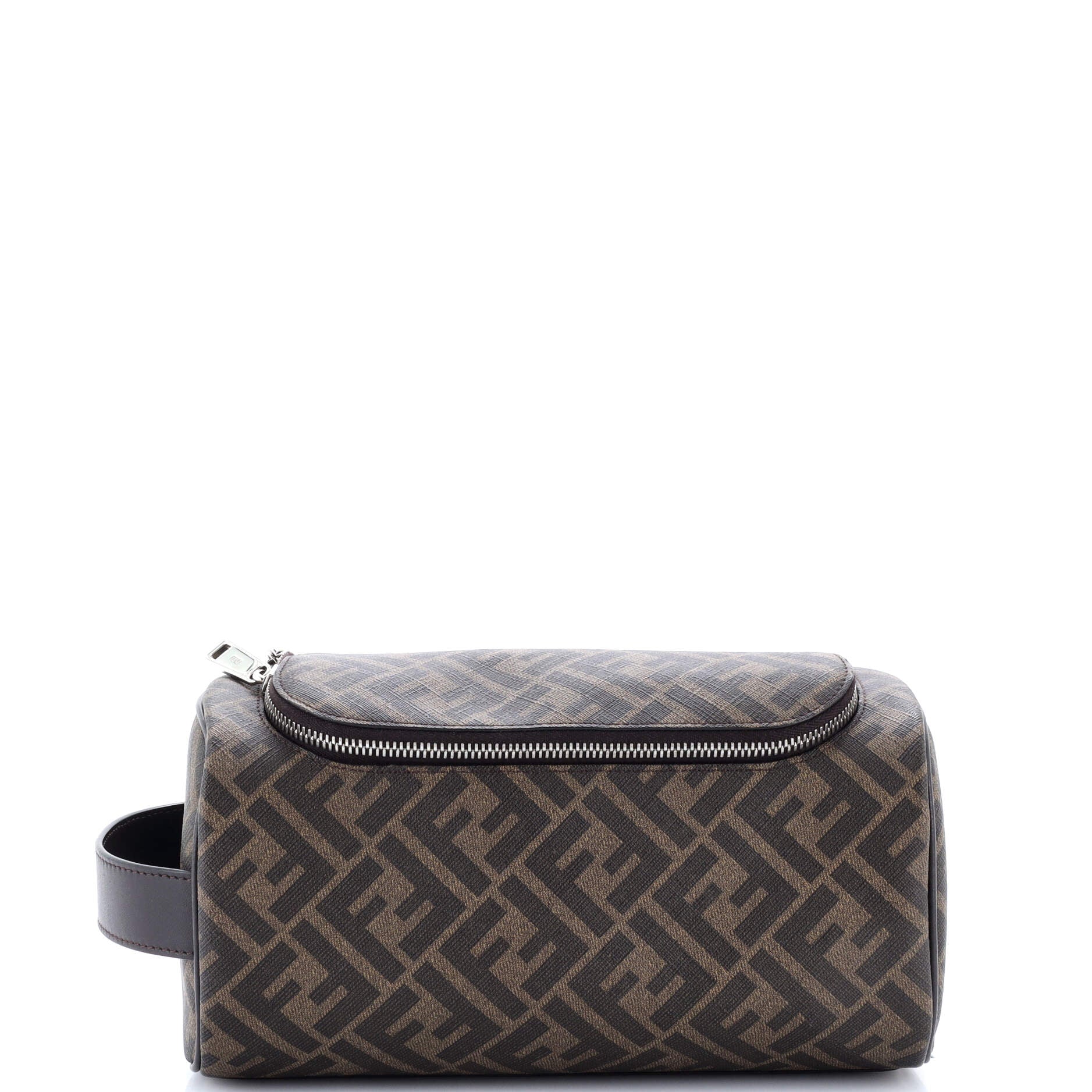 Toiletry Case with Handle Zucca Coated Canvas Medium