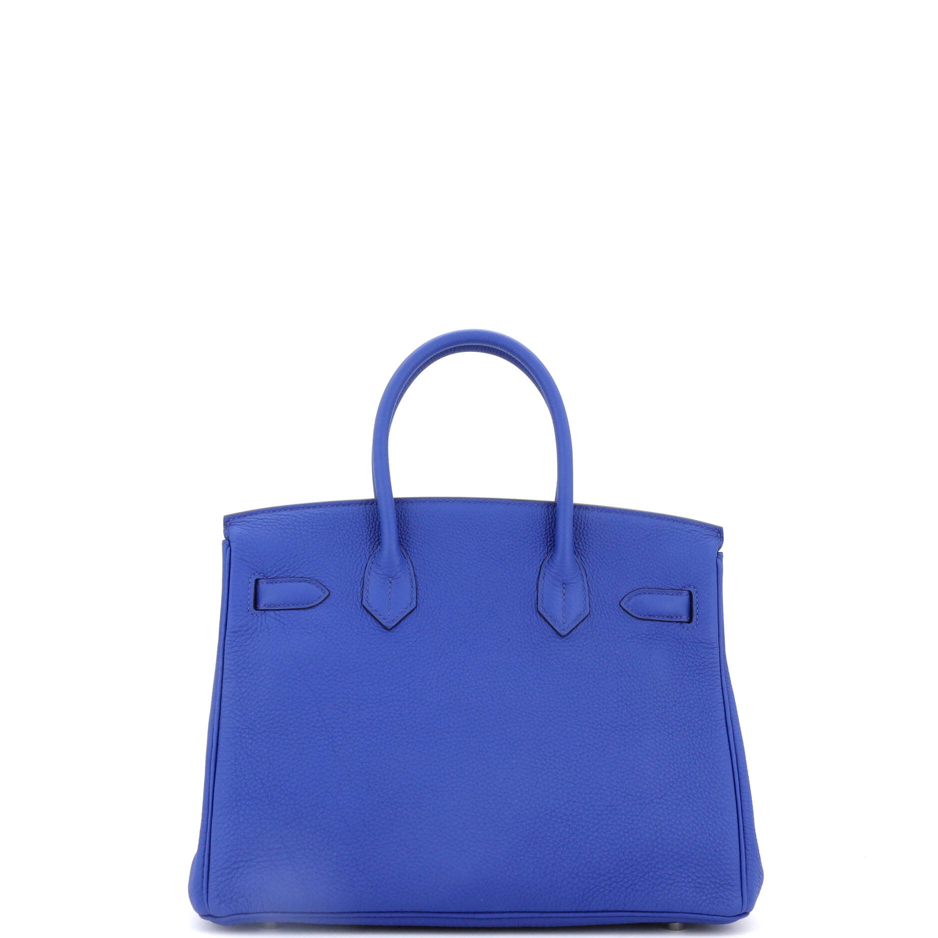 Birkin Handbag Bleu Electrique Togo with Palladium Hardware 30
