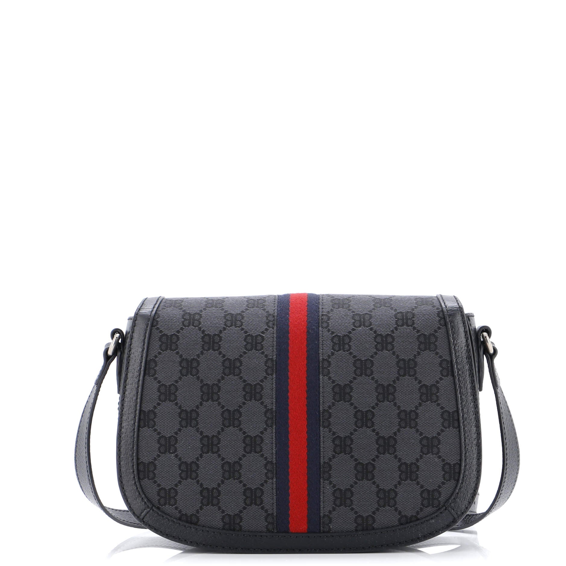 x Balenciaga The Hacker Project Flap Messenger Bag BB Canvas Medium