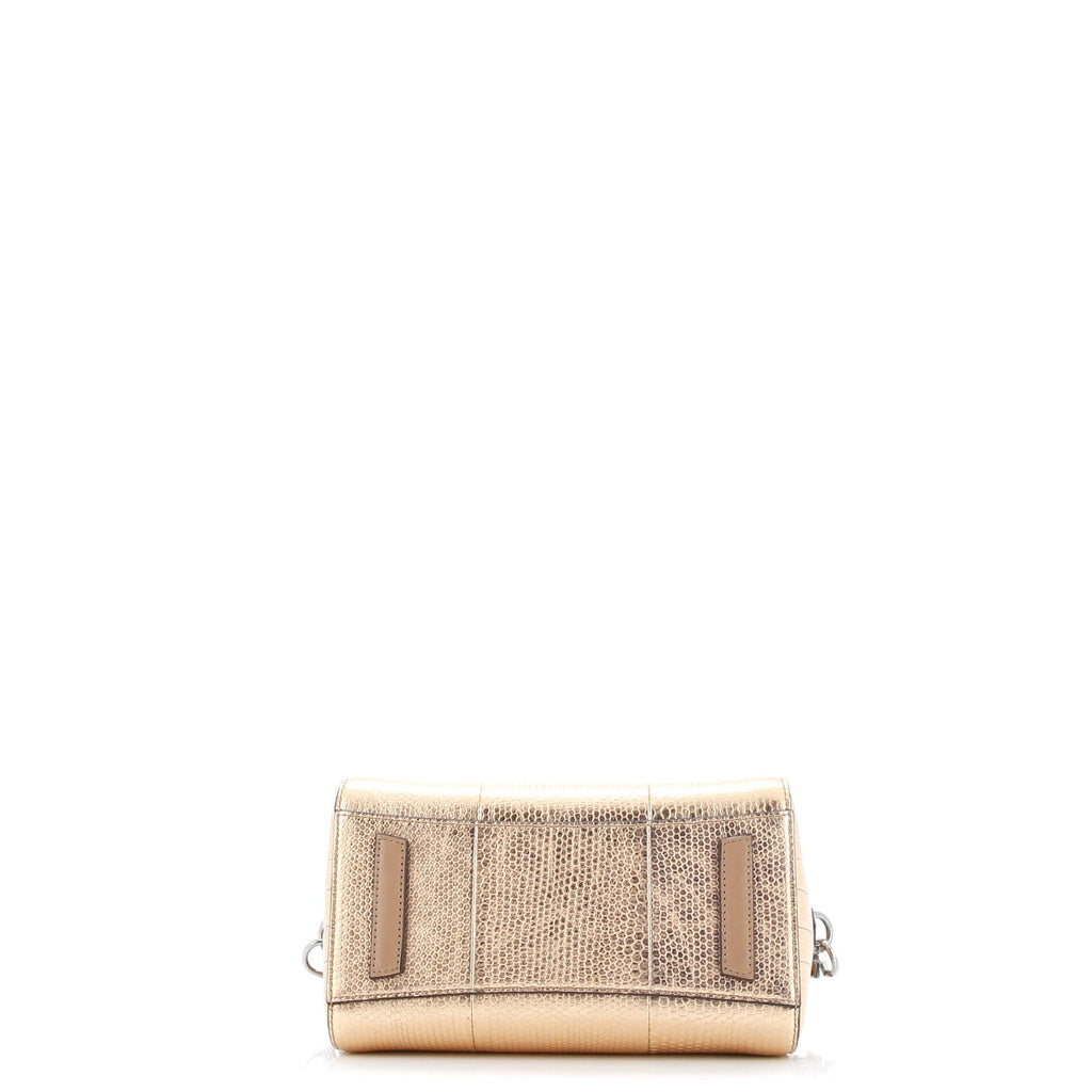 Antigona Bag Snakeskin Embossed Leather Mini