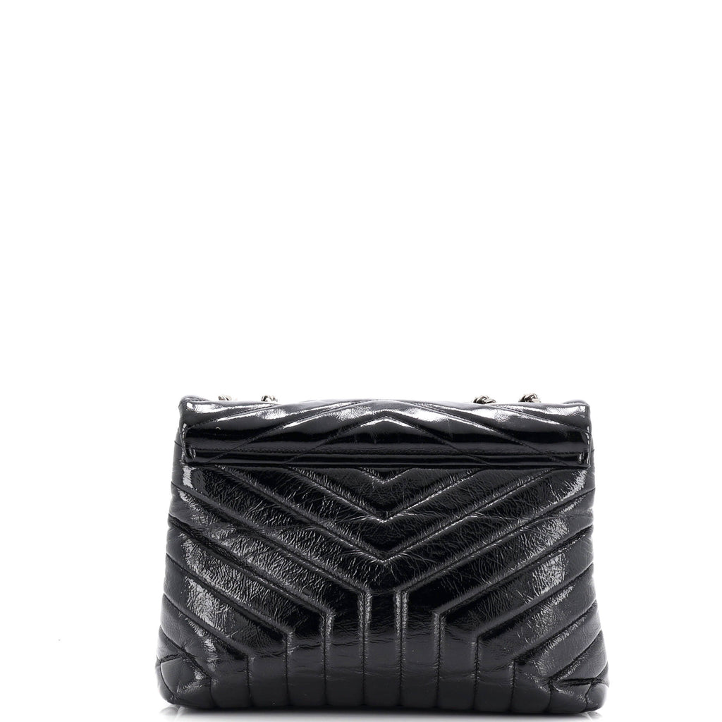 Loulou Shoulder Bag Matelasse Chevron Leather Medium