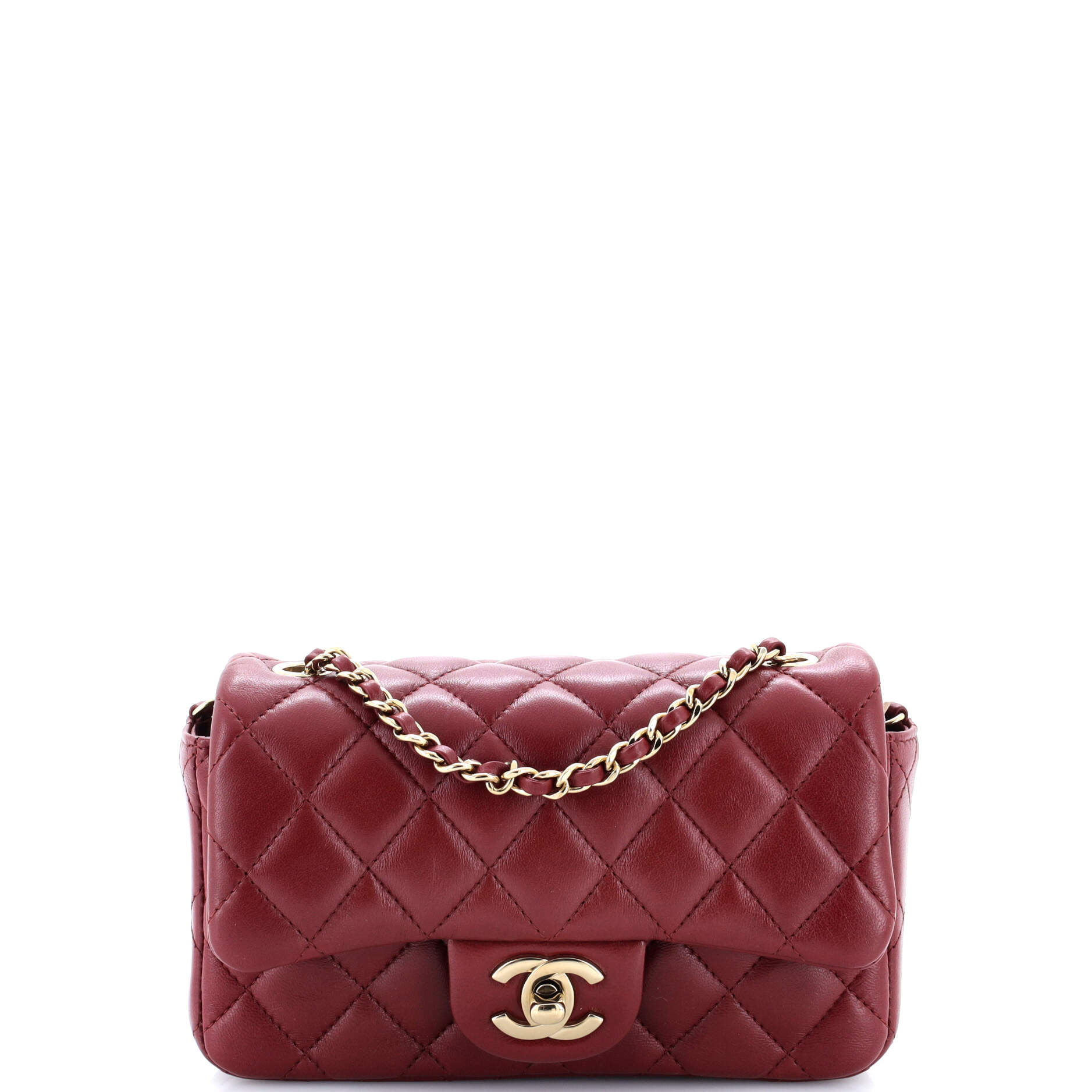 Classic Single Flap Bag Quilted Lambskin Mini