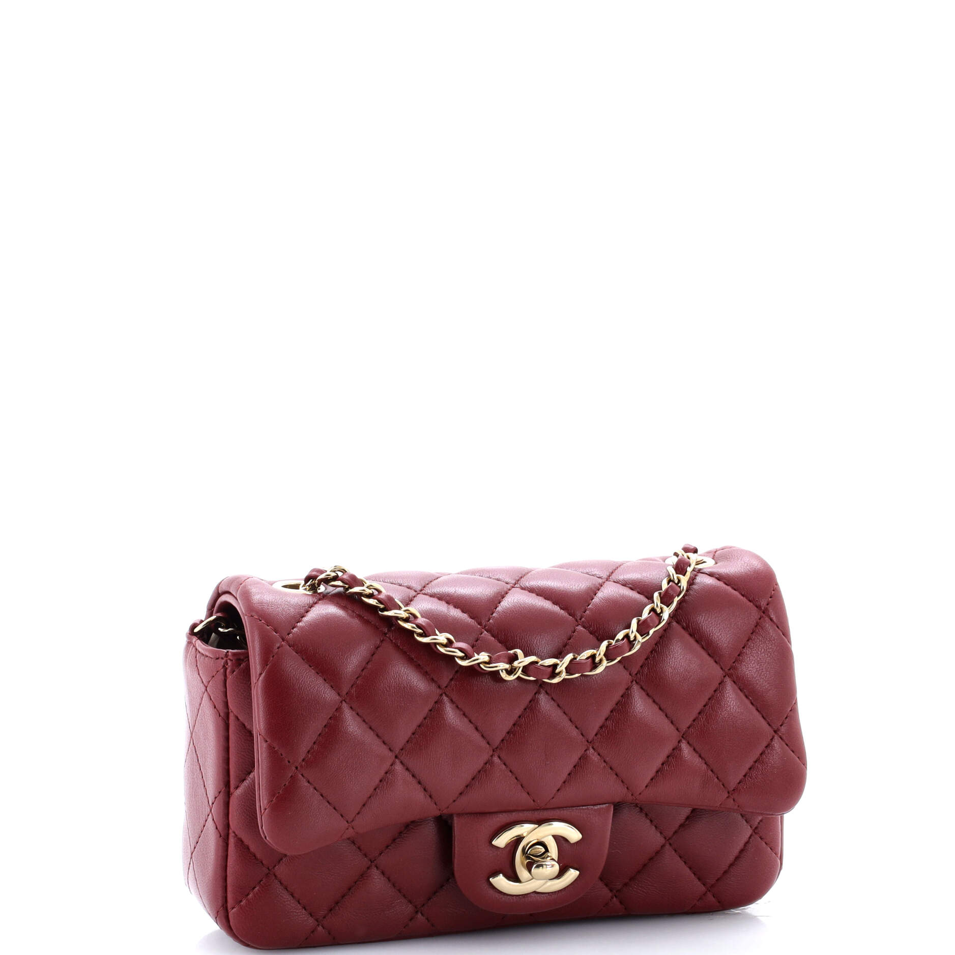 Classic Single Flap Bag Quilted Lambskin Mini