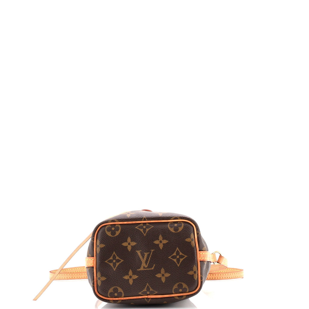 Noe Handbag Monogram Canvas Nano