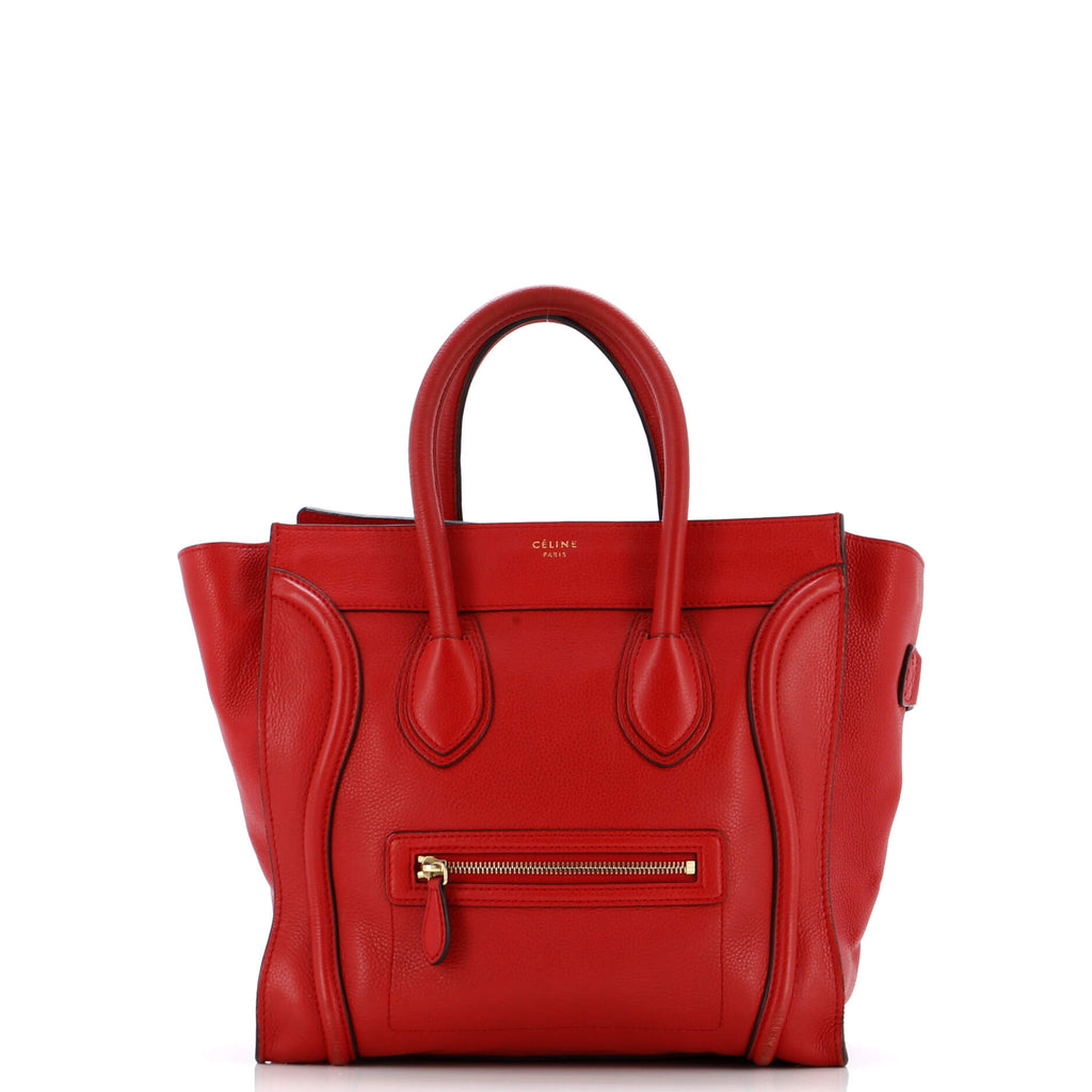 Luggage Bag Grainy Leather Mini