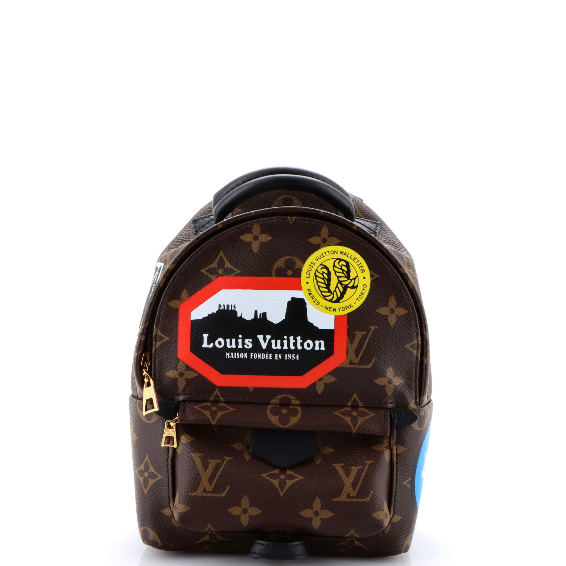 Palm Springs Backpack Limited Edition World Tour Monogram Canvas Mini