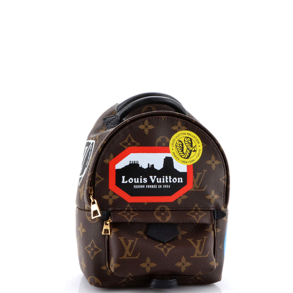 Palm Springs Backpack Limited Edition World Tour Monogram Canvas Mini