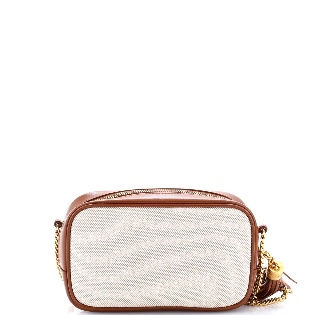 Lou Camera Bag Canvas and Leather Mini