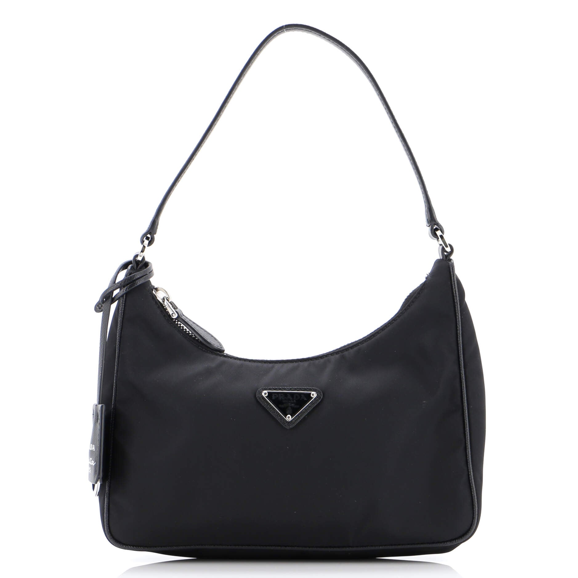 Re-Edition 2005 Hobo Tessuto with Saffiano Leather Mini