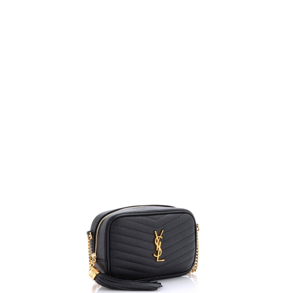 Lou Camera Bag Matelasse Chevron Leather Mini