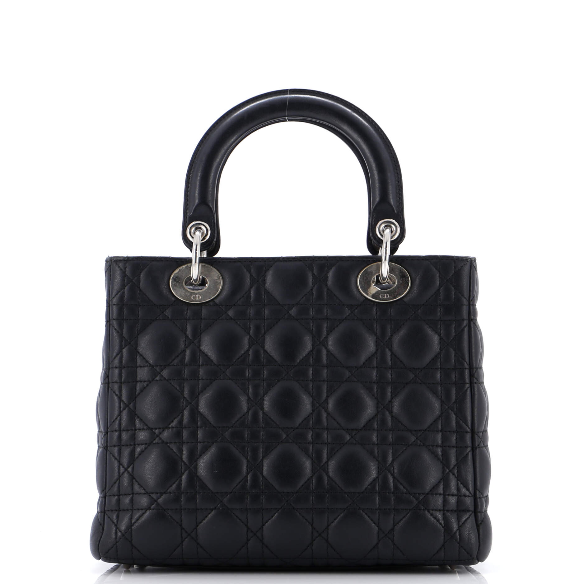 Lady Dior Bag Cannage Quilt Lambskin Medium