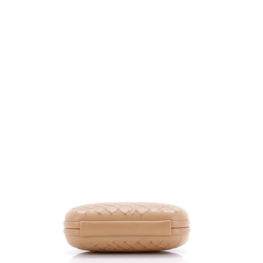 Box Knot Clutch Ricamo Rete Leather Small