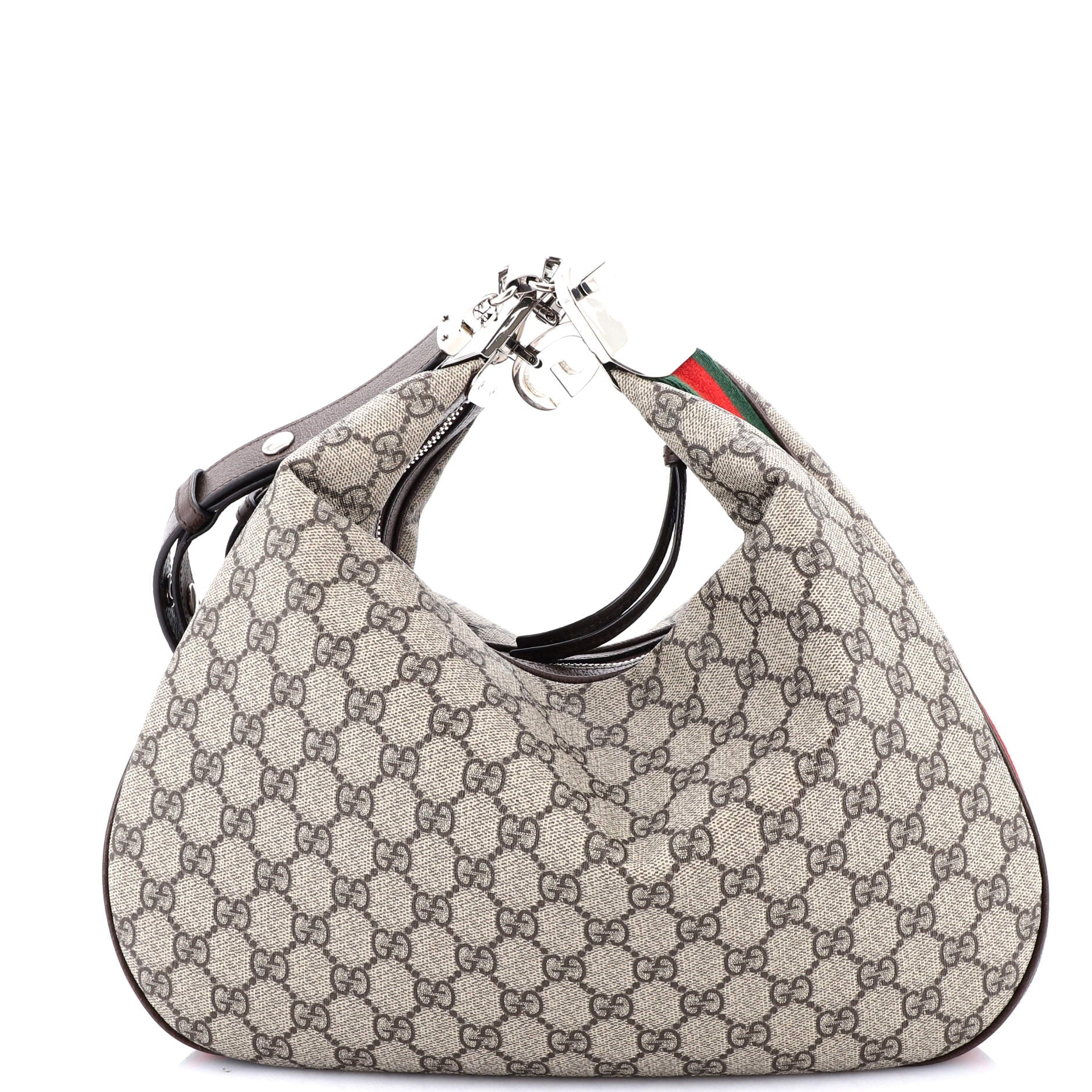 Attache Shoulder Bag GG Coated Canvas Medium
