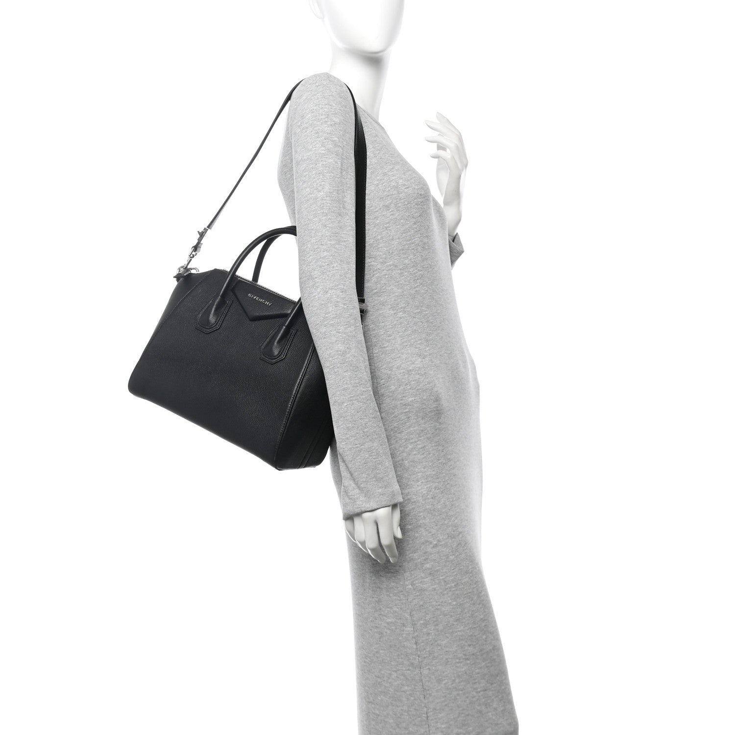 Sugar Goatskin Small Antigona Black