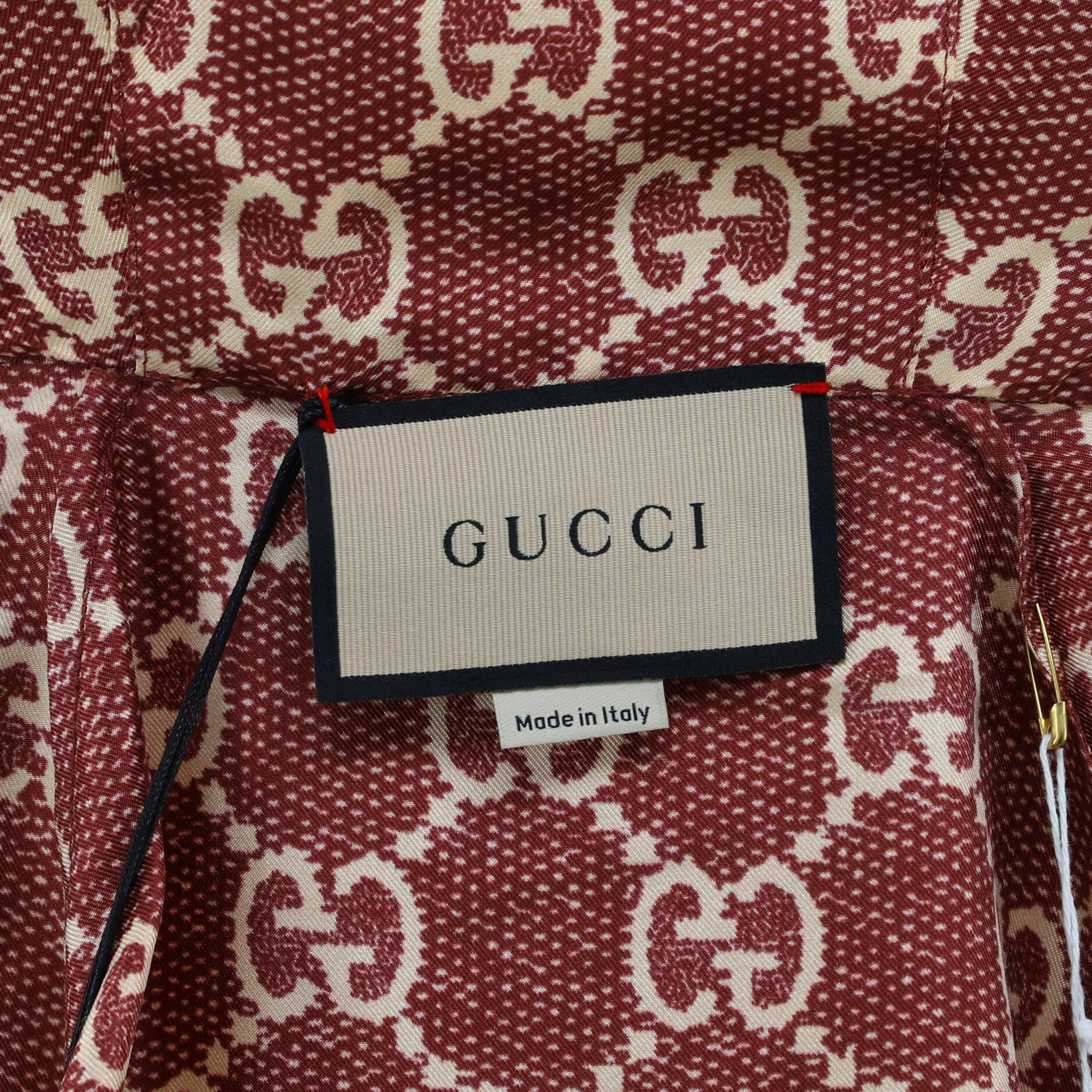 Women's Zip Hooded Jacket Printed GG Silk