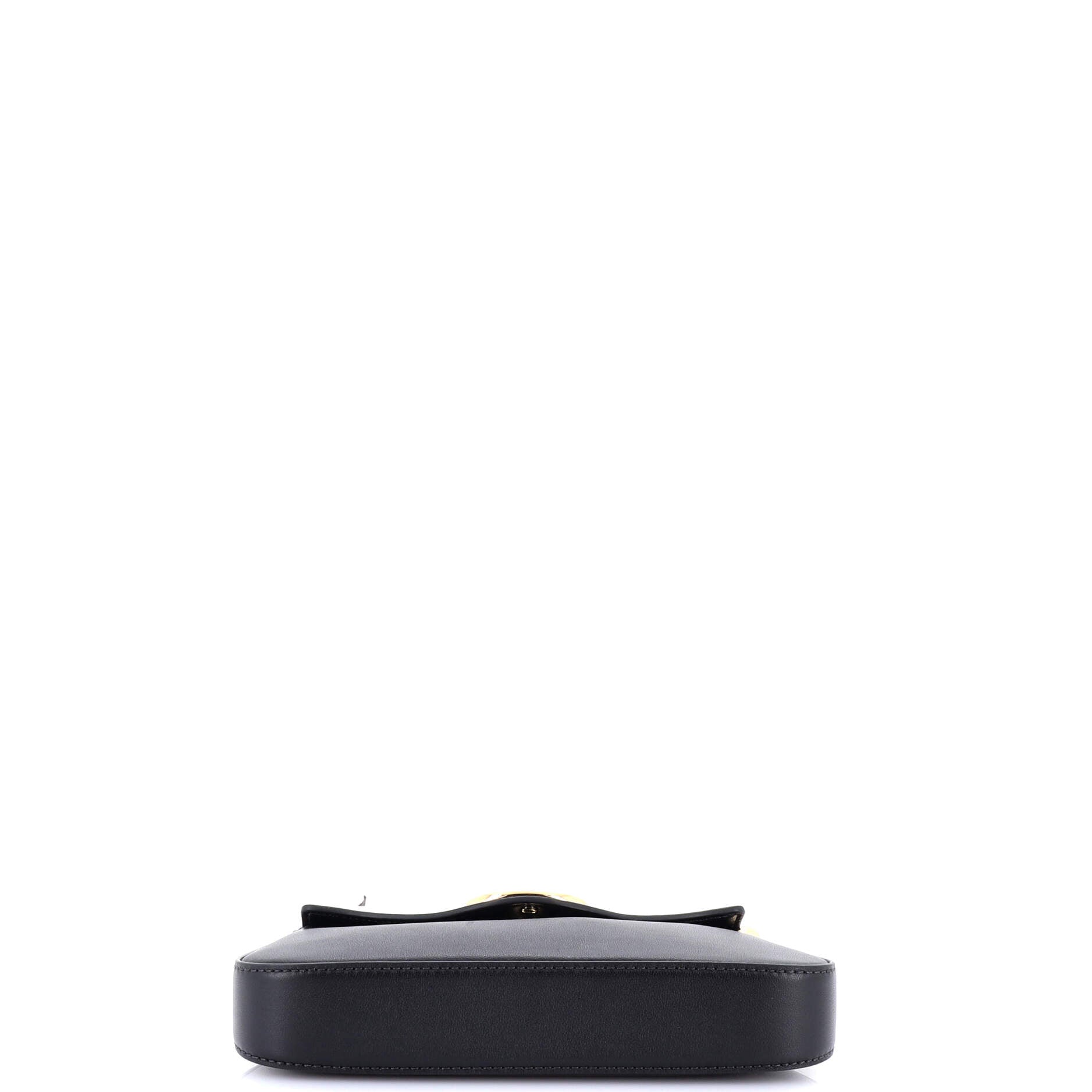 VLogo Bold Flap Shoulder Bag Leather Mini