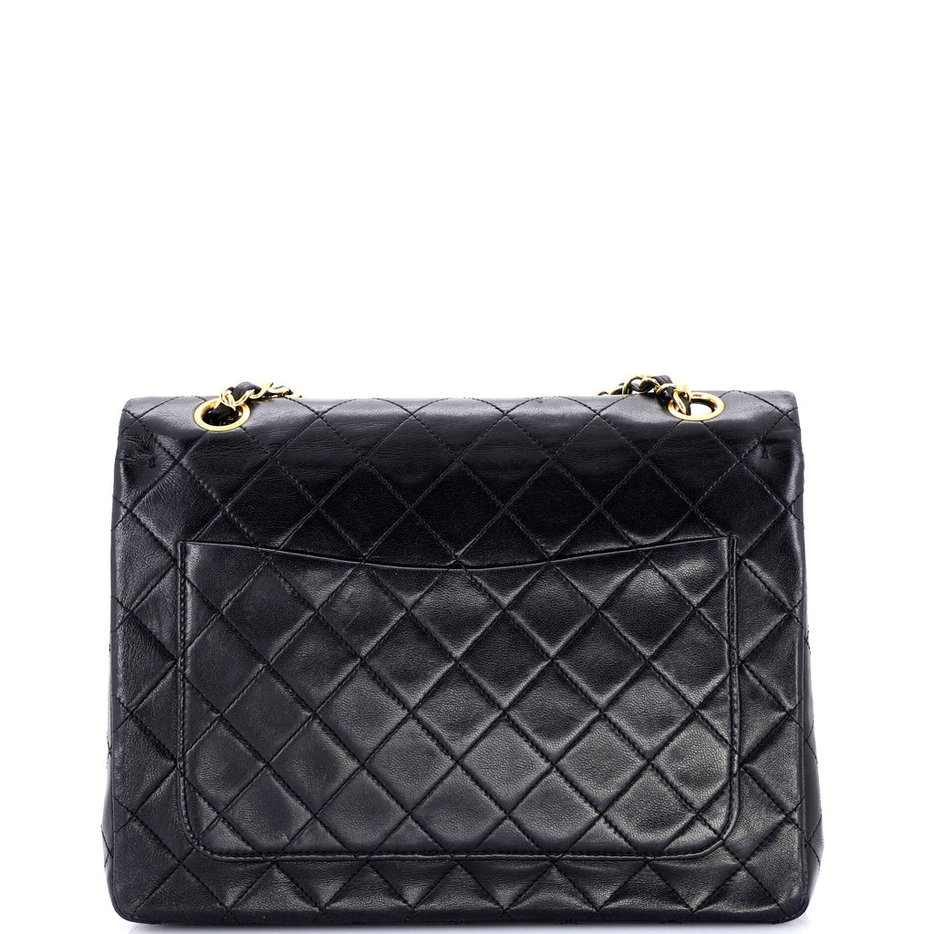 Vintage Square CC Flap Bag Quilted Lambskin Medium