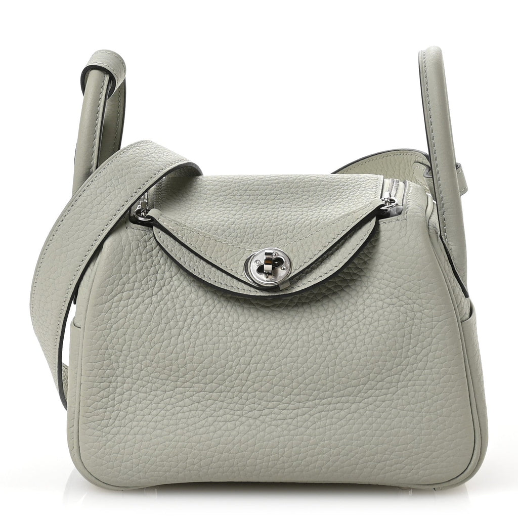Taurillon Clemence Mini Lindy 20 Gris Neve