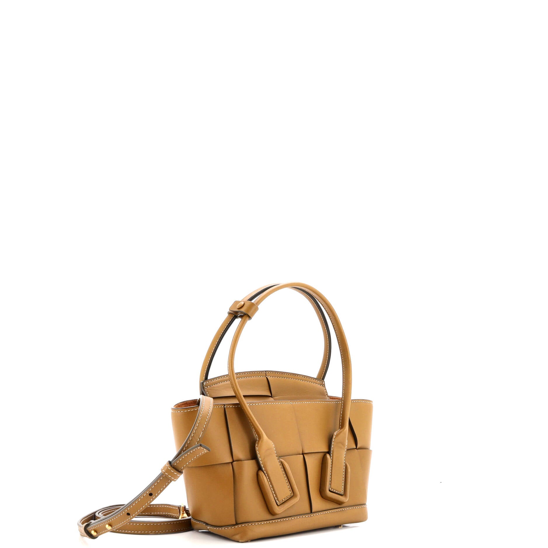 Arco Bag Maxi Intrecciato Leather Mini