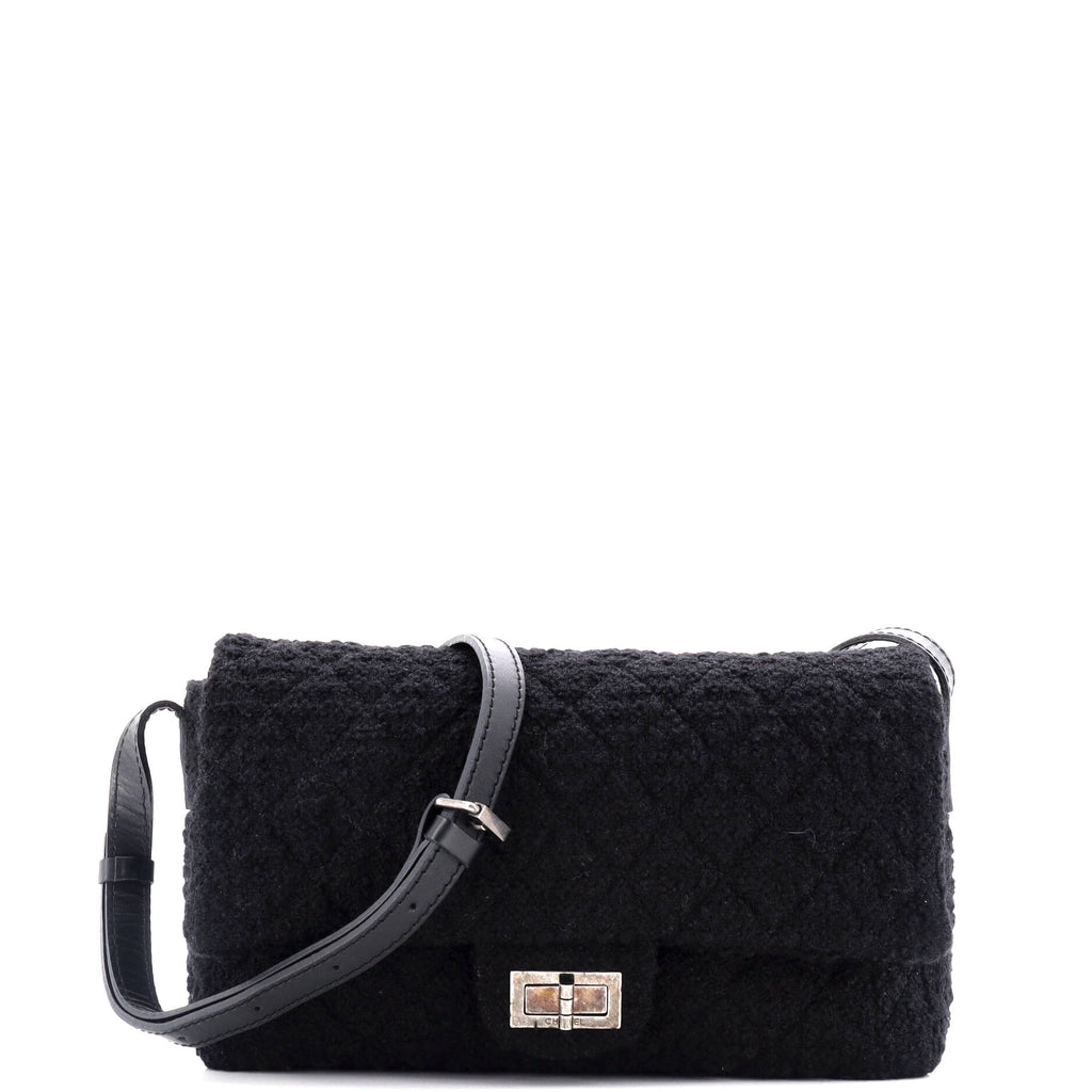 Easy Reissue Messenger Flap Bag Quilted Tweed Large