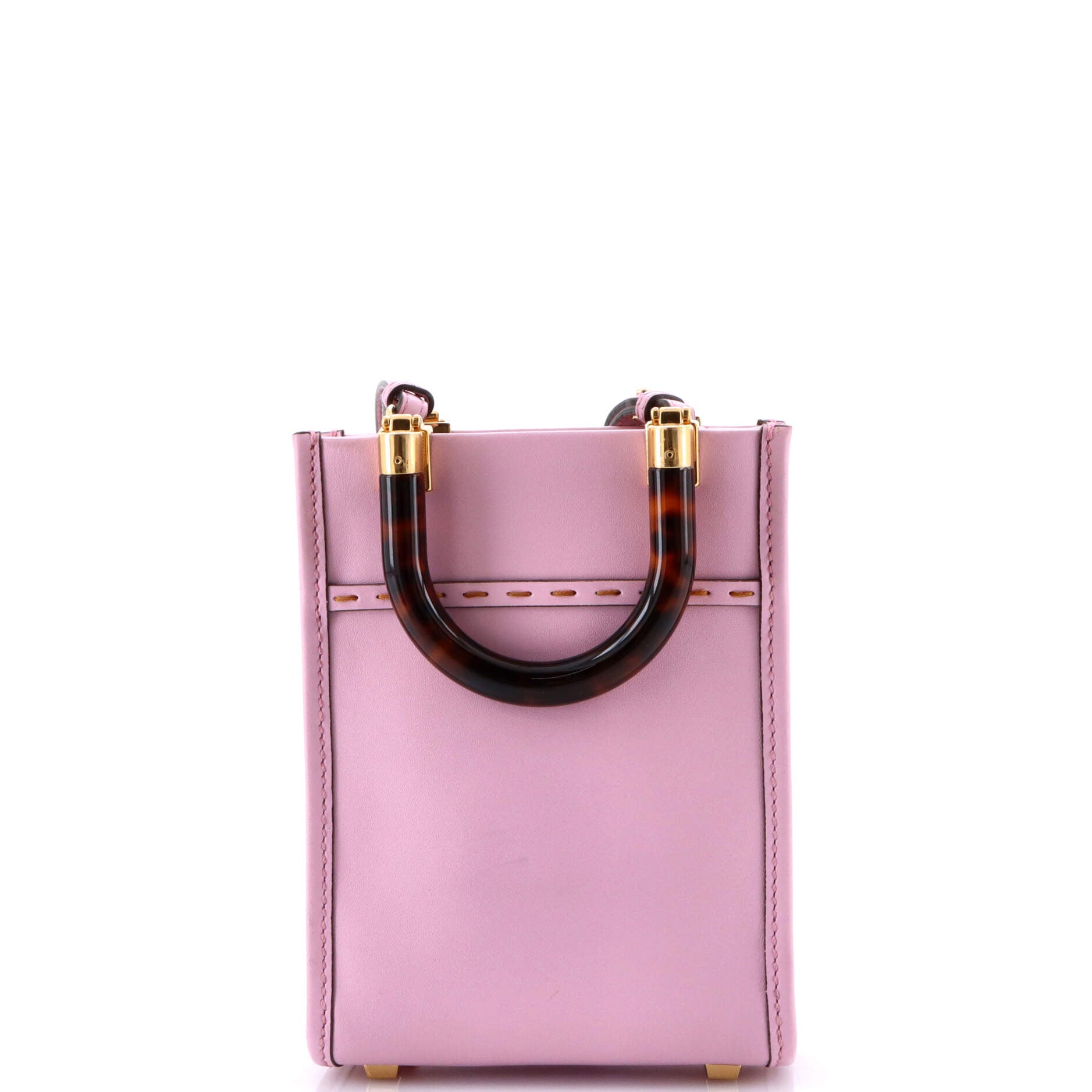 Sunshine Shopper Tote Leather Mini