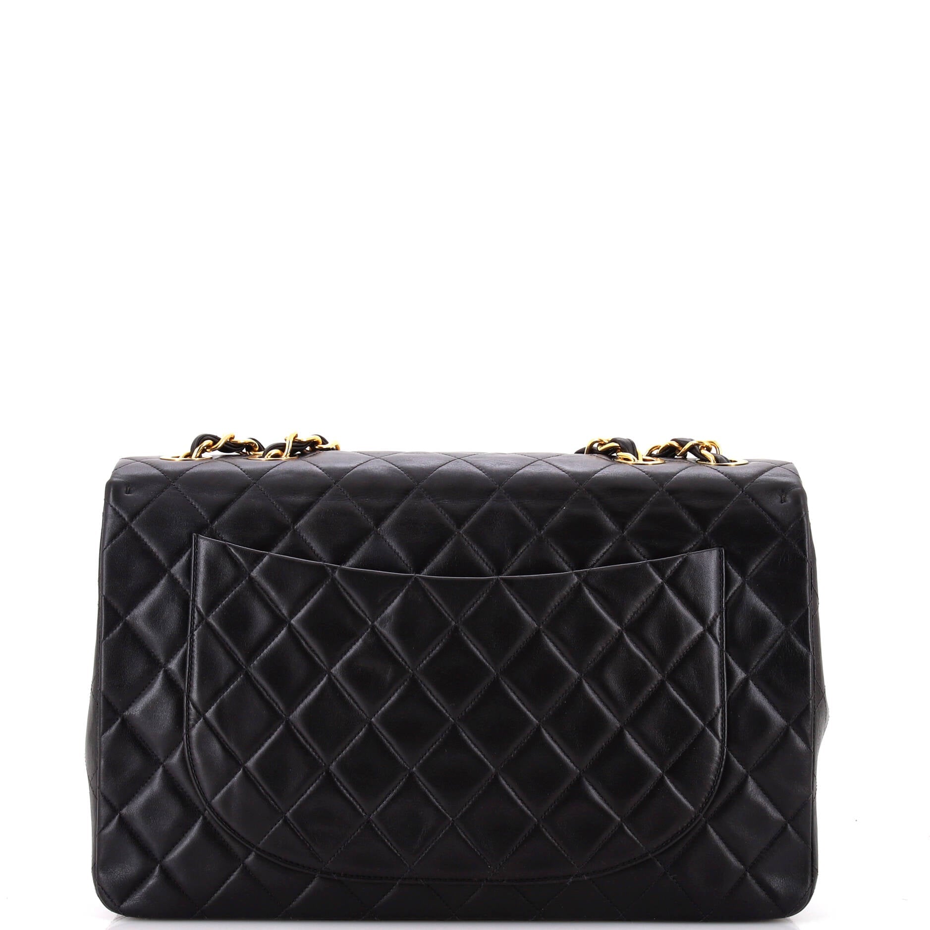 Vintage Classic Single Flap Bag Quilted Lambskin Maxi