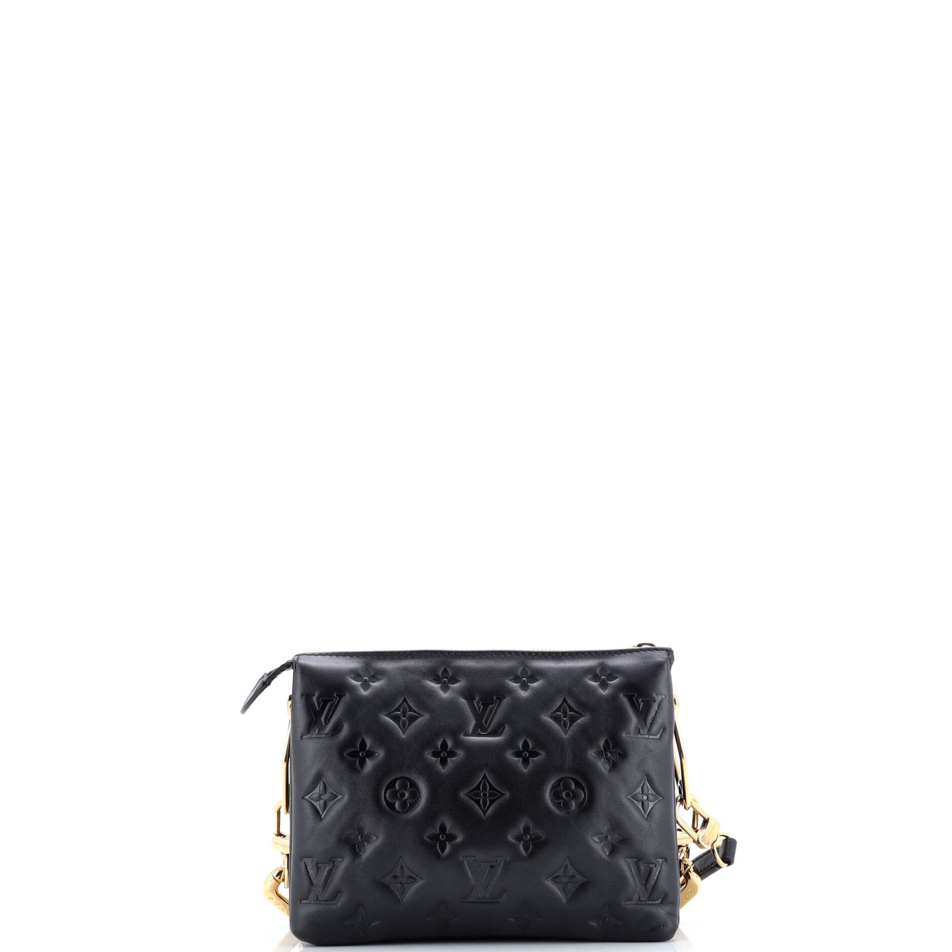 Coussin Bag Monogram Embossed Lambskin BB