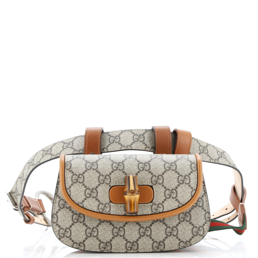 Bamboo 1947 Belt Bag GG Coated Canvas Mini