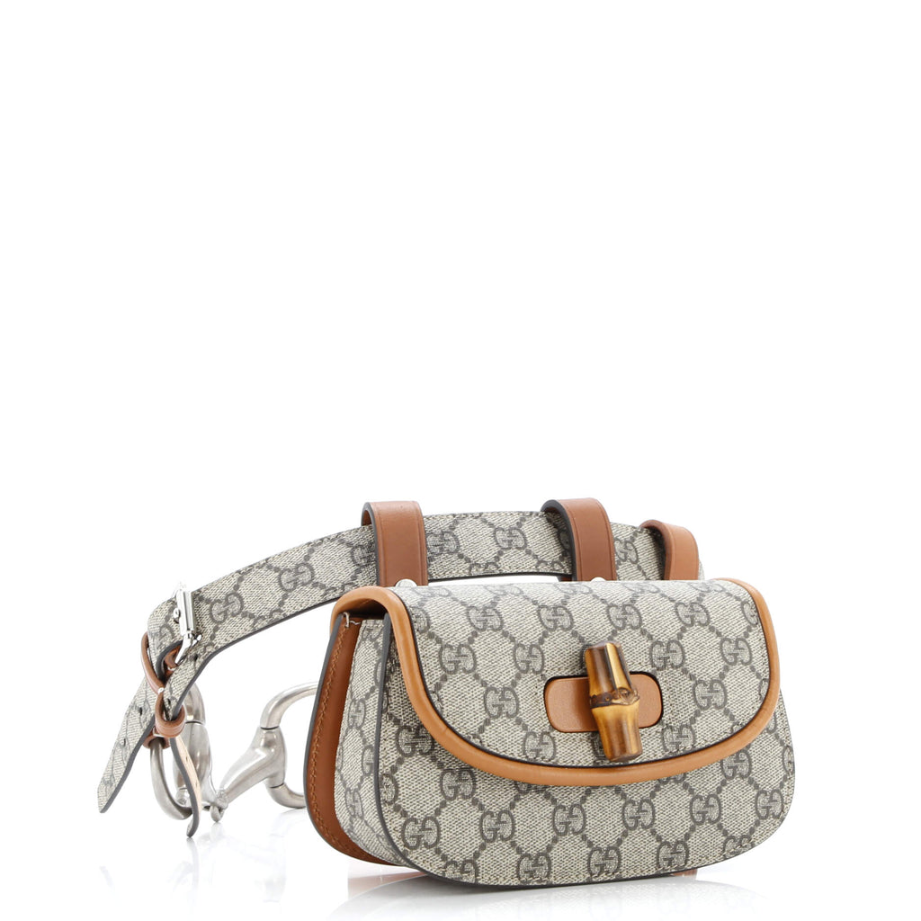 Bamboo 1947 Belt Bag GG Coated Canvas Mini