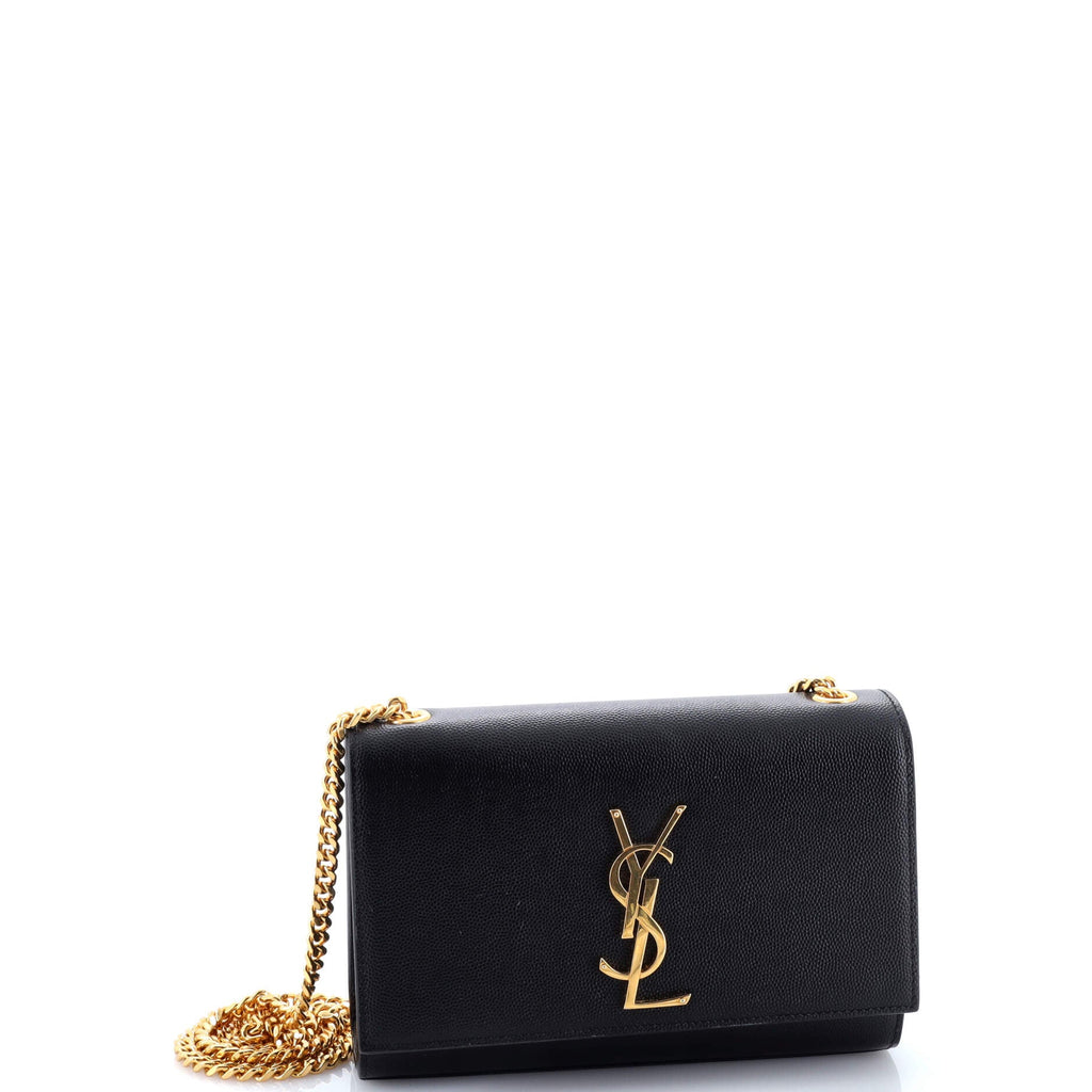 Classic Monogram Crossbody Bag Grainy Leather Small