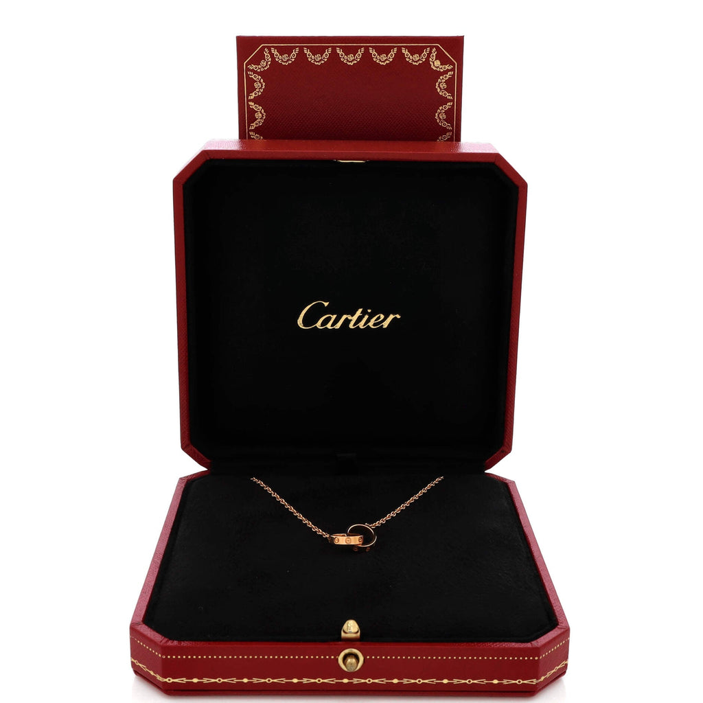 Love Interlocking Necklace 18K Rose Gold