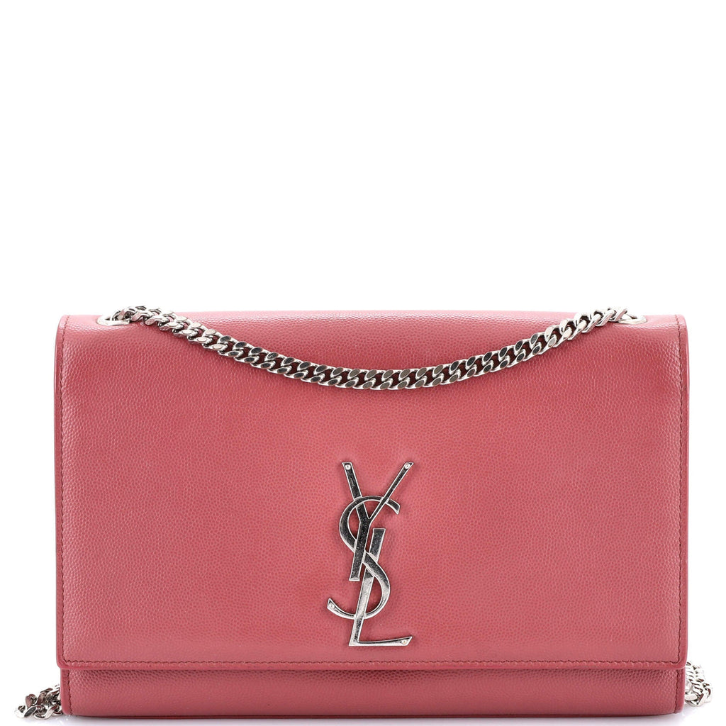 Classic Monogram Crossbody Bag Grainy Leather Medium