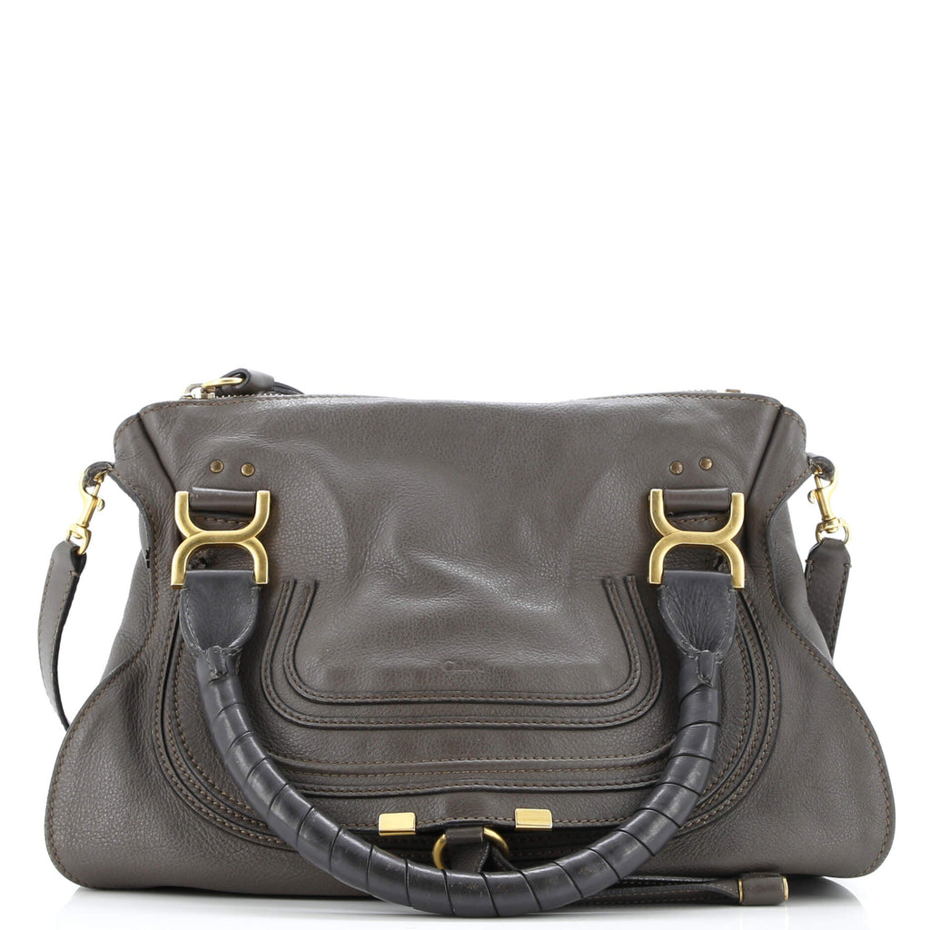 Marcie Satchel Leather Medium