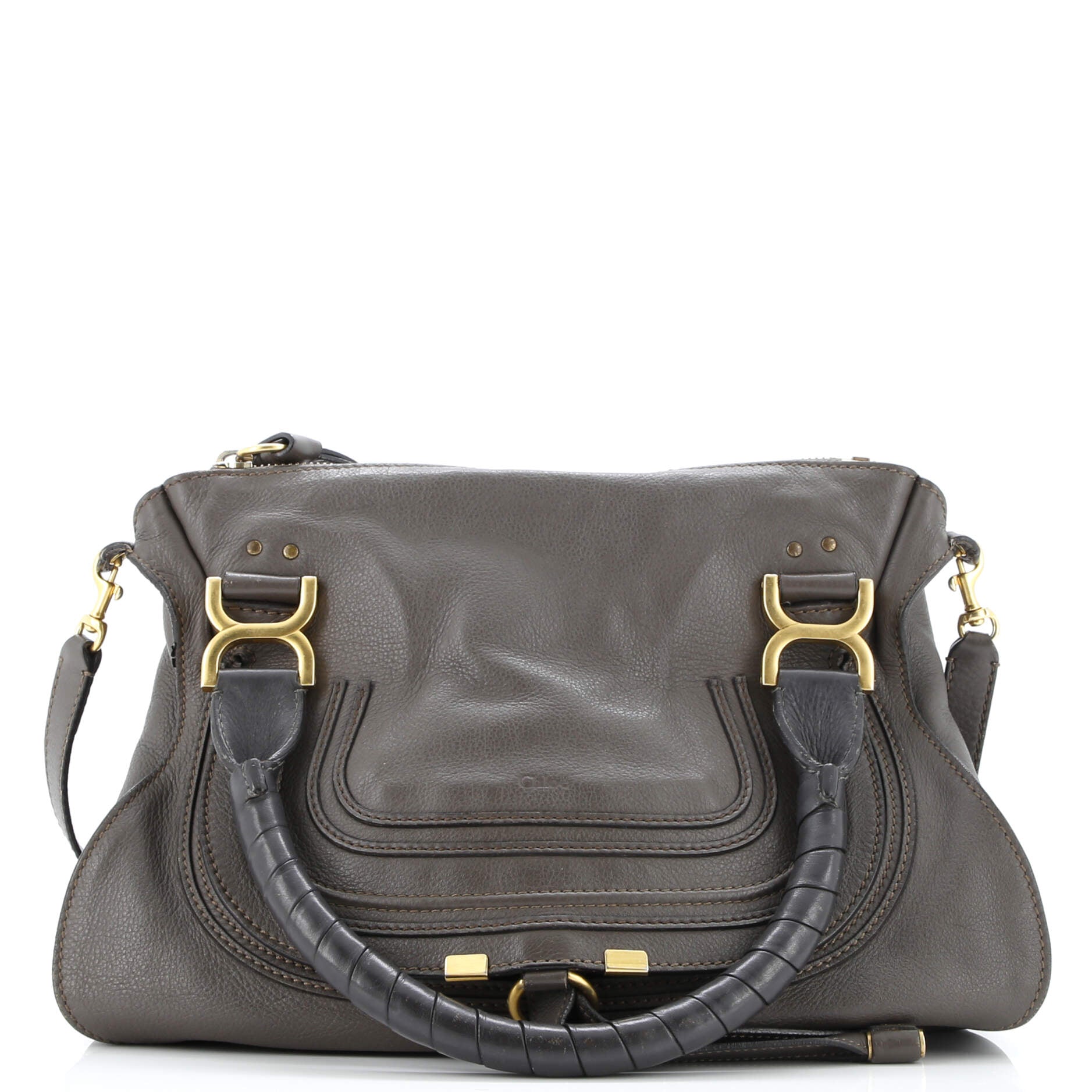 Marcie Satchel Leather Medium