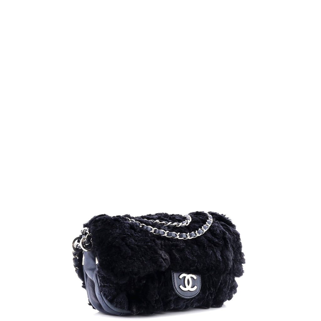Vintage CC Flap Bag Lapin Fur Medium