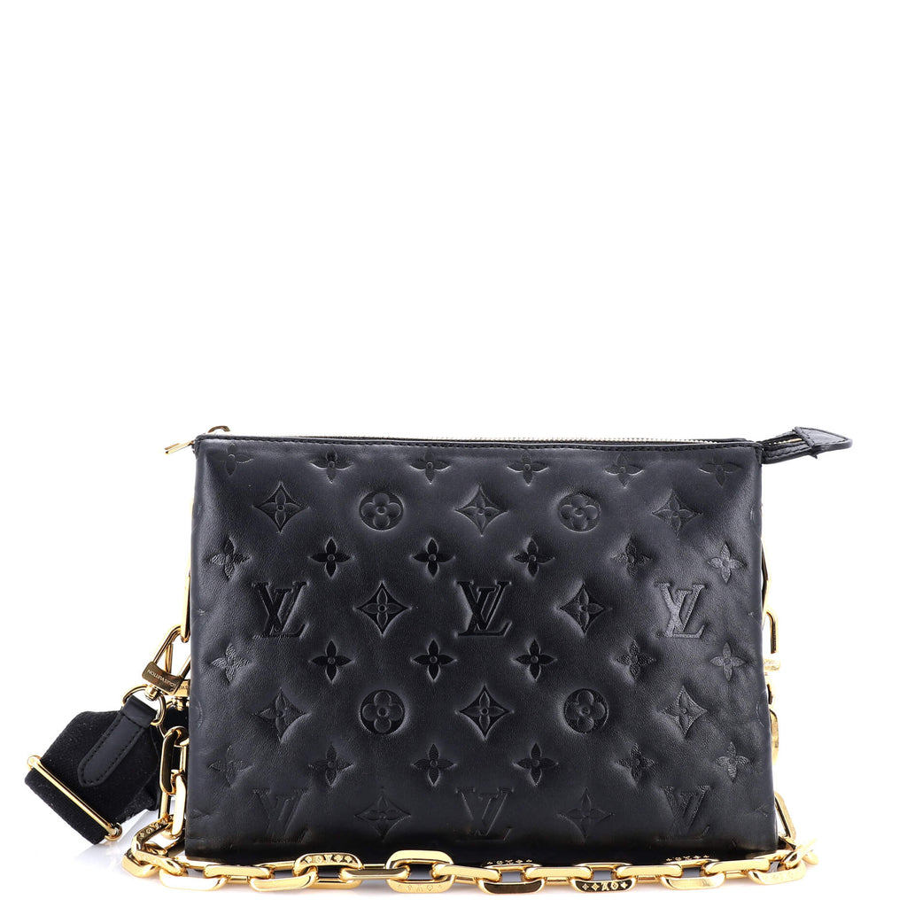 Coussin Bag Monogram Embossed Lambskin PM