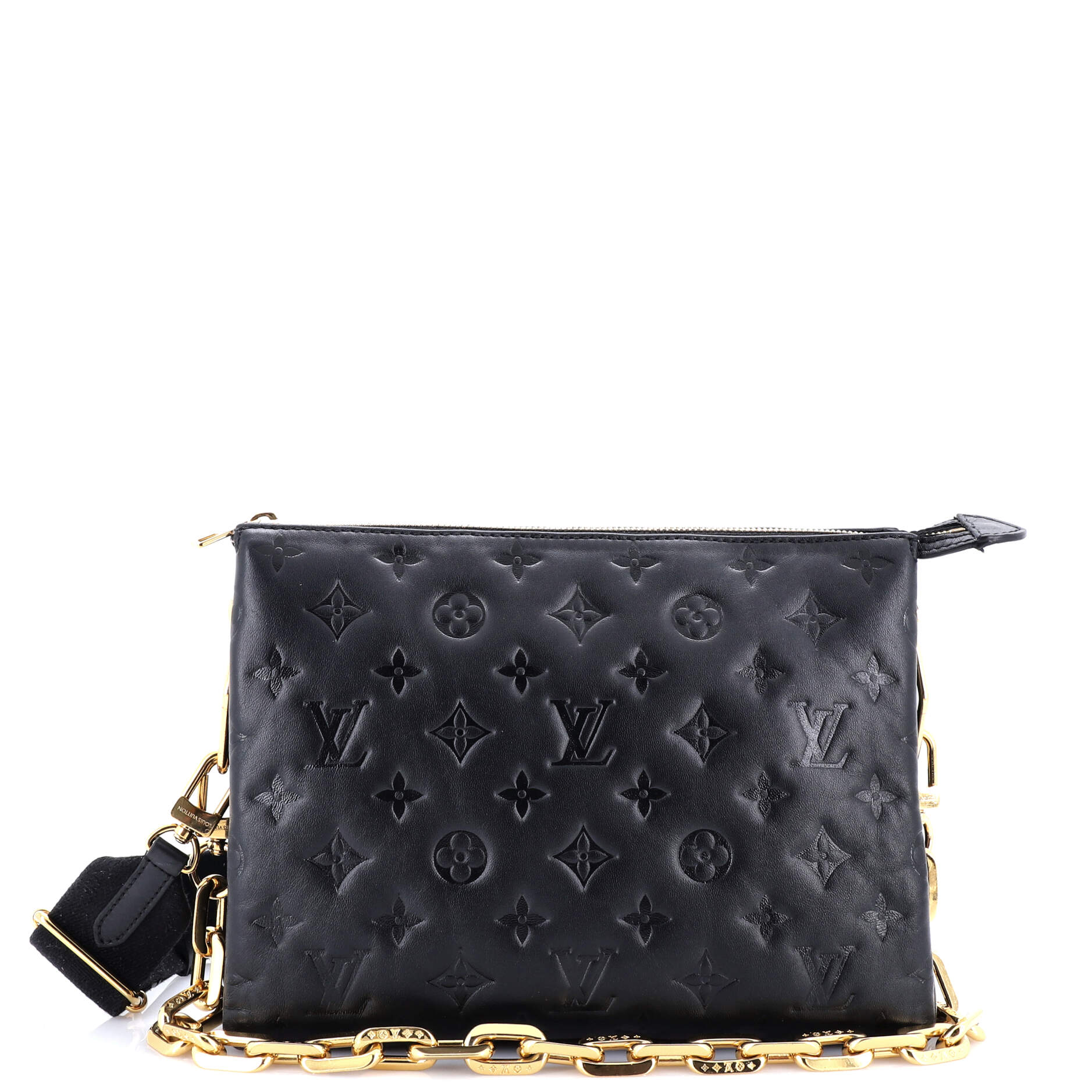 Coussin Bag Monogram Embossed Lambskin PM