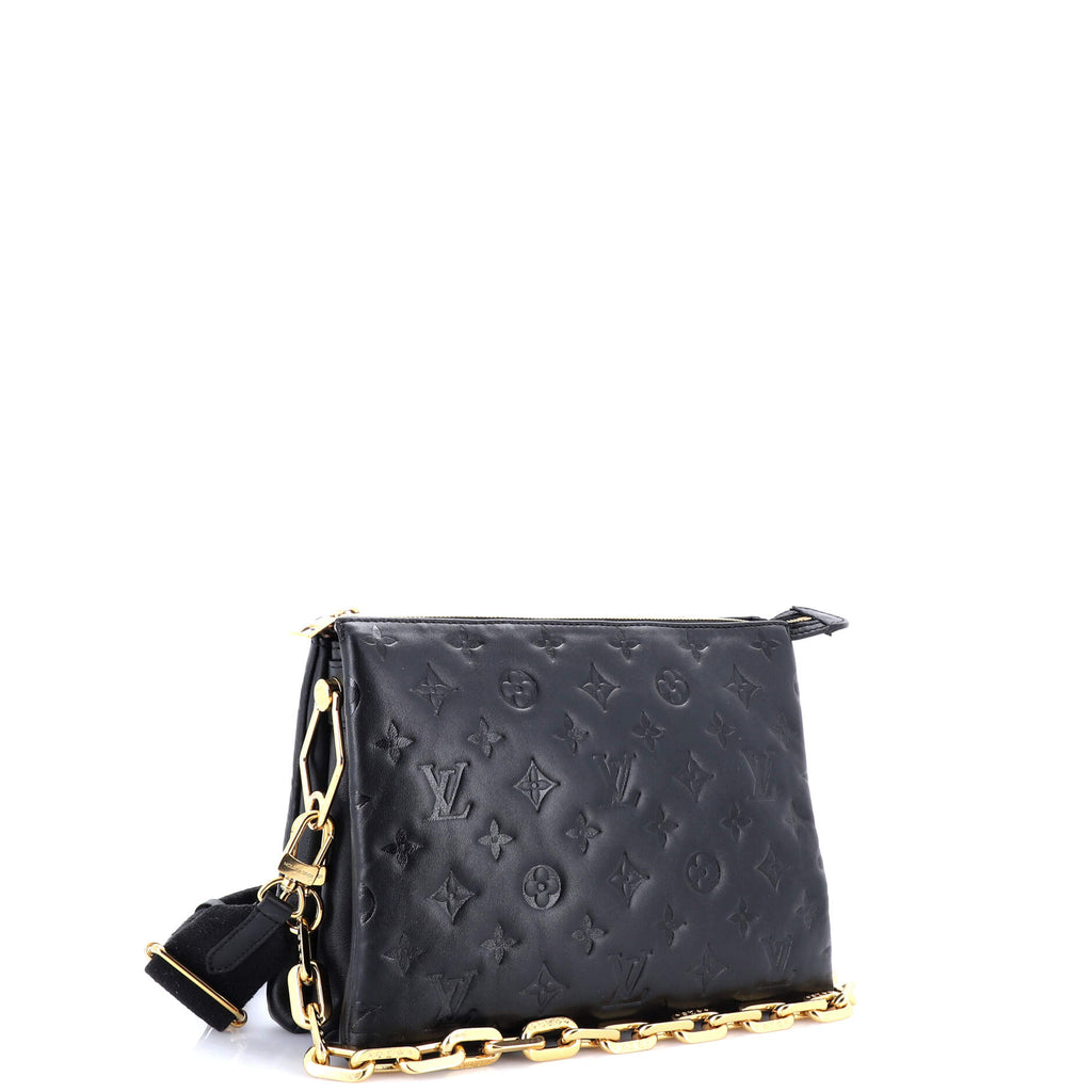 Coussin Bag Monogram Embossed Lambskin PM