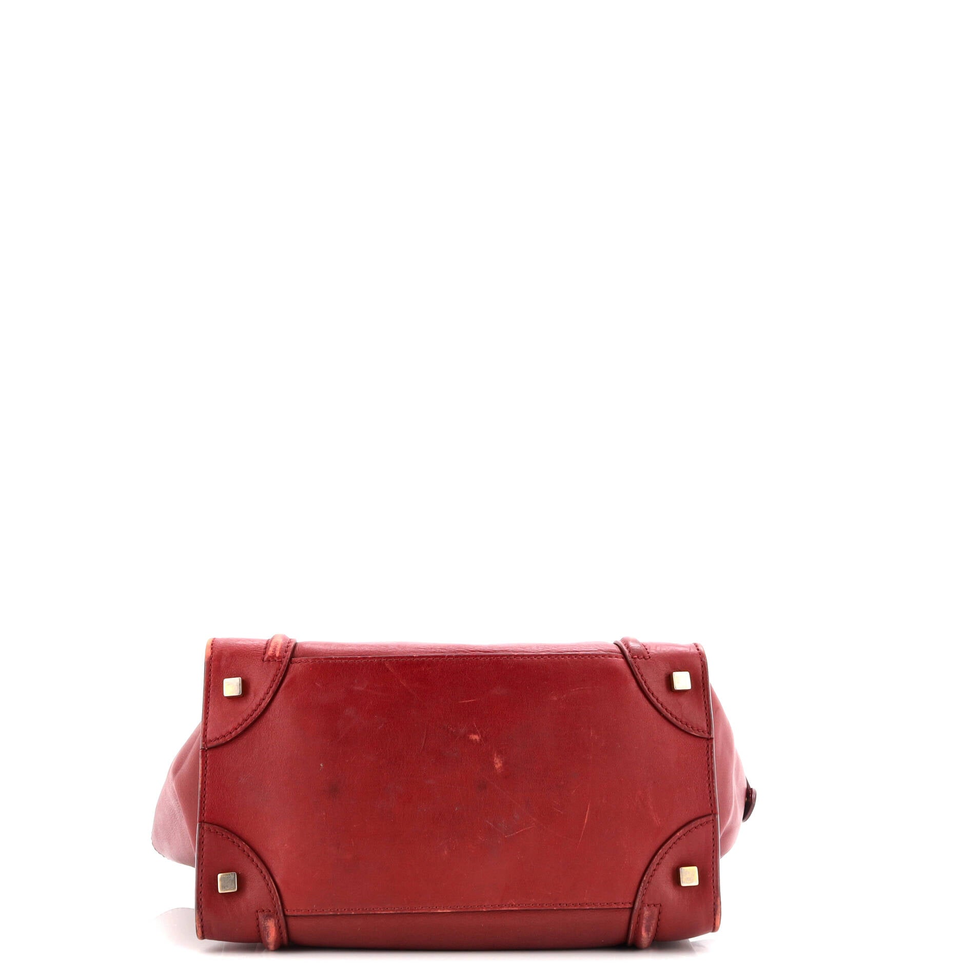 Luggage Bag Smooth Leather Medium