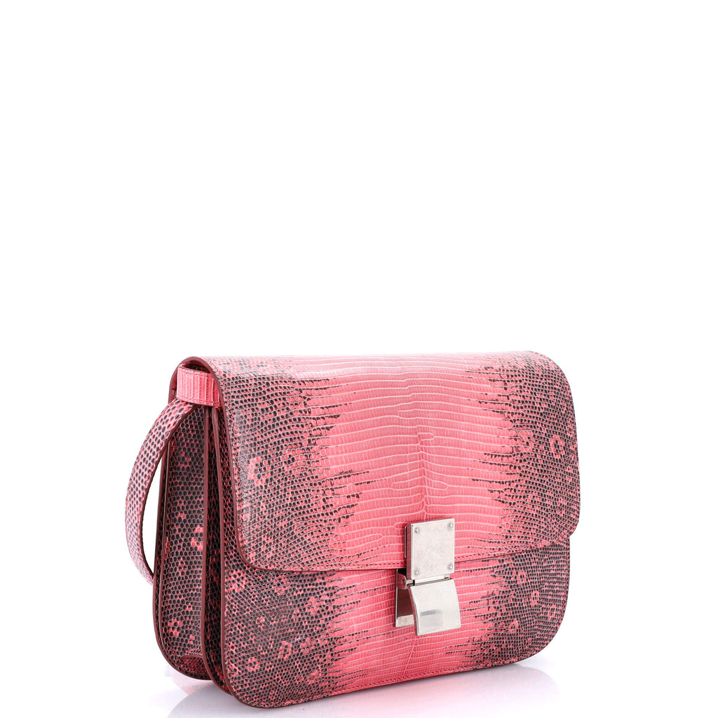 Classic Box Bag Lizard Medium