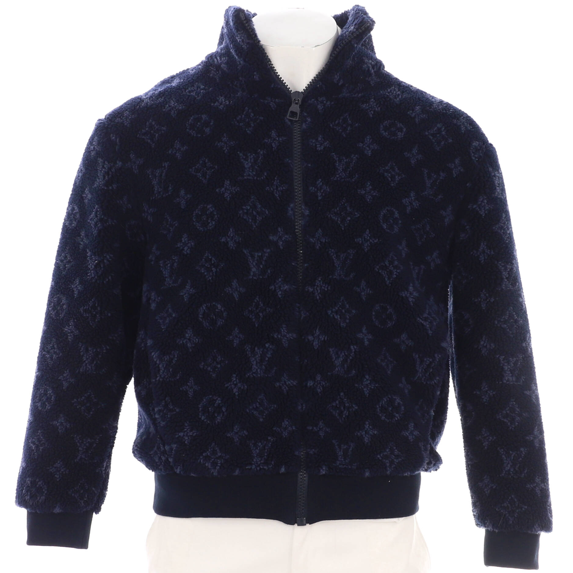 Men's Teddy Zip Jacket Monogram Polyester Fleece