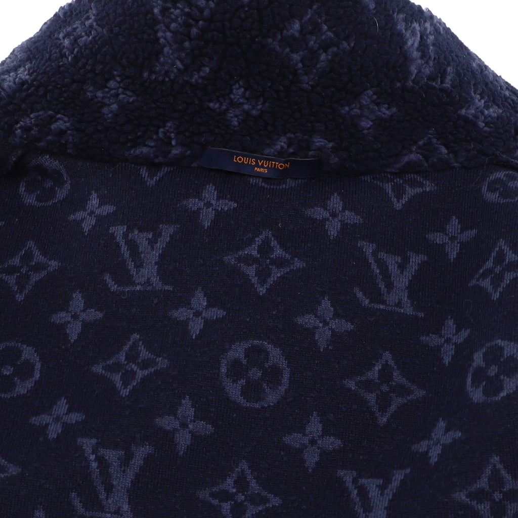 Men's Teddy Zip Jacket Monogram Polyester Fleece