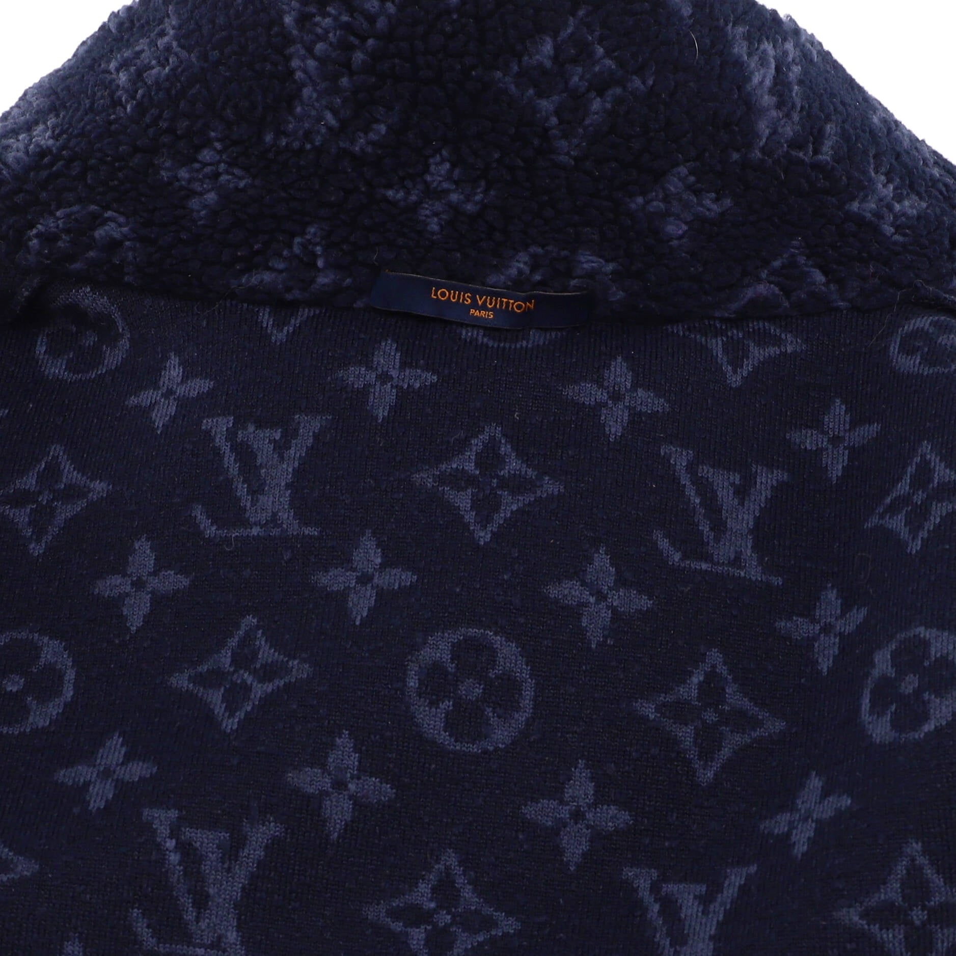 Men's Teddy Zip Jacket Monogram Polyester Fleece