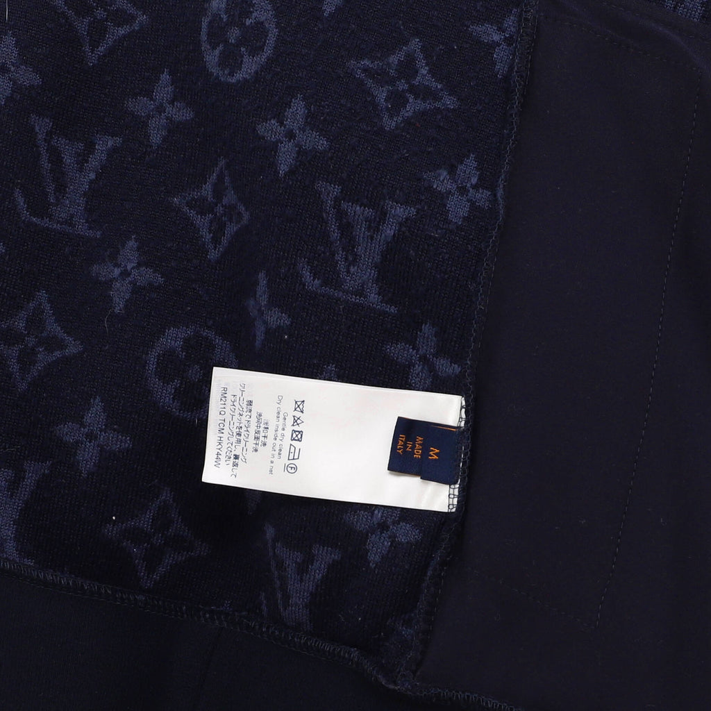 Men's Teddy Zip Jacket Monogram Polyester Fleece