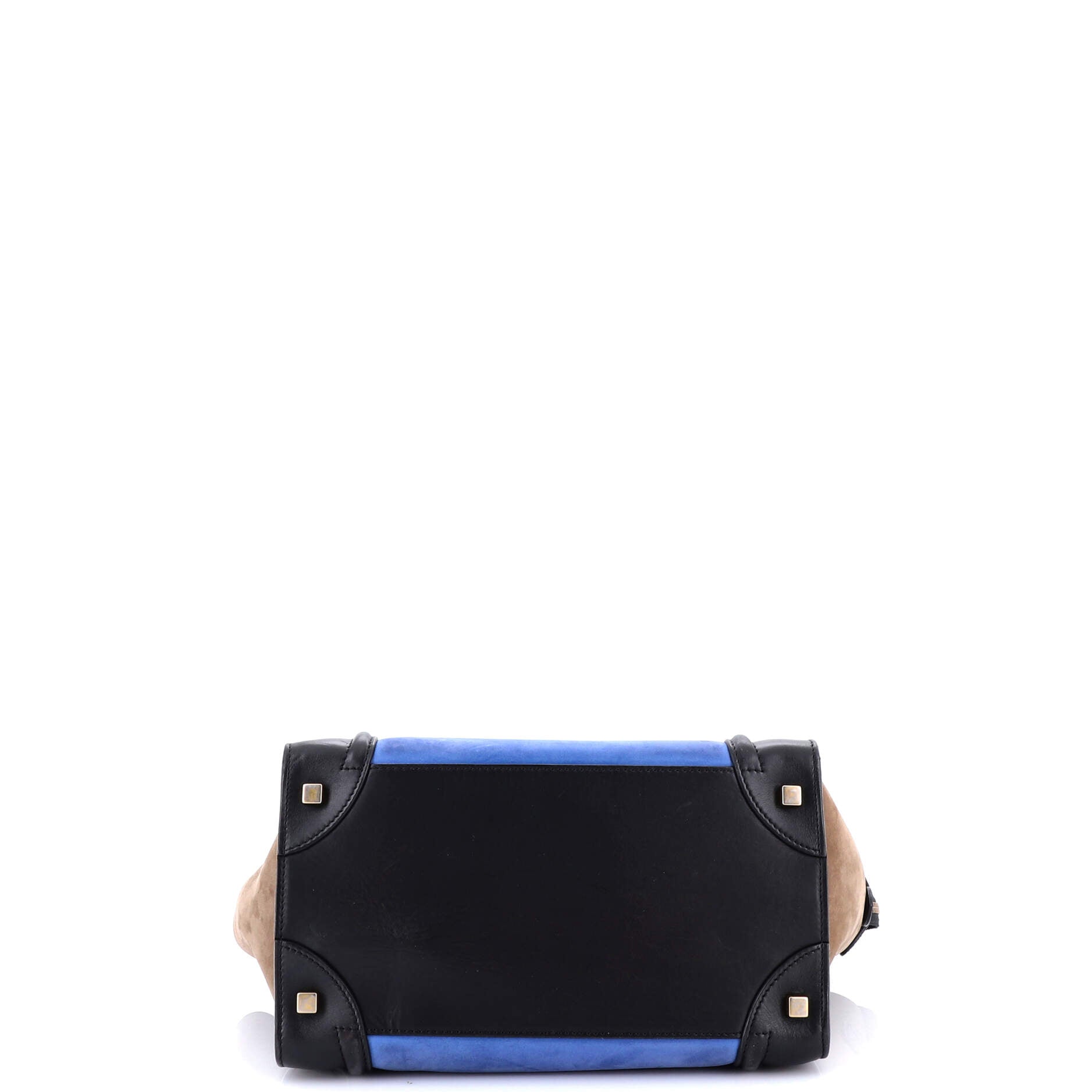 Tricolor Luggage Bag Nubuck Mini