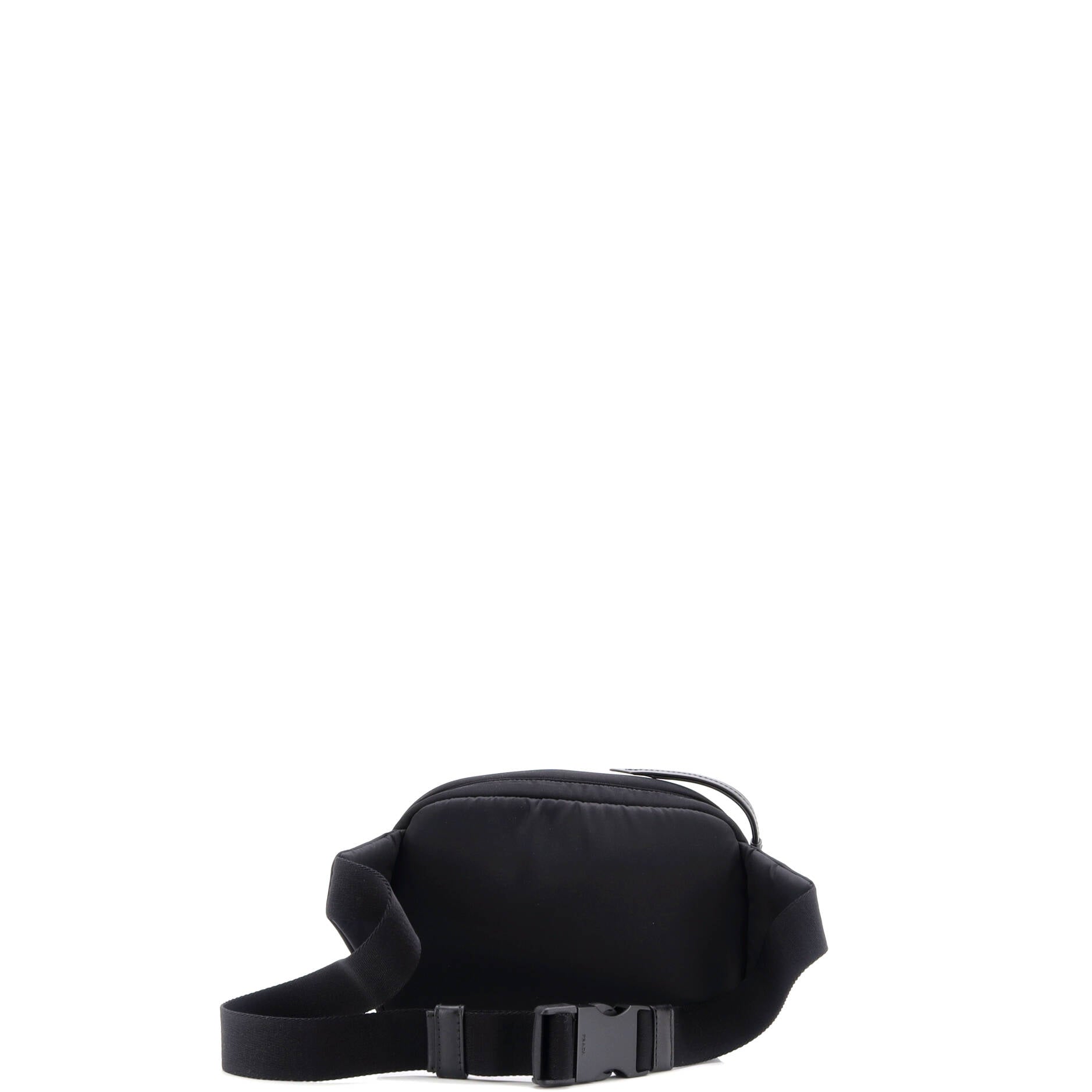 Padded Zip Belt Bag Tessuto