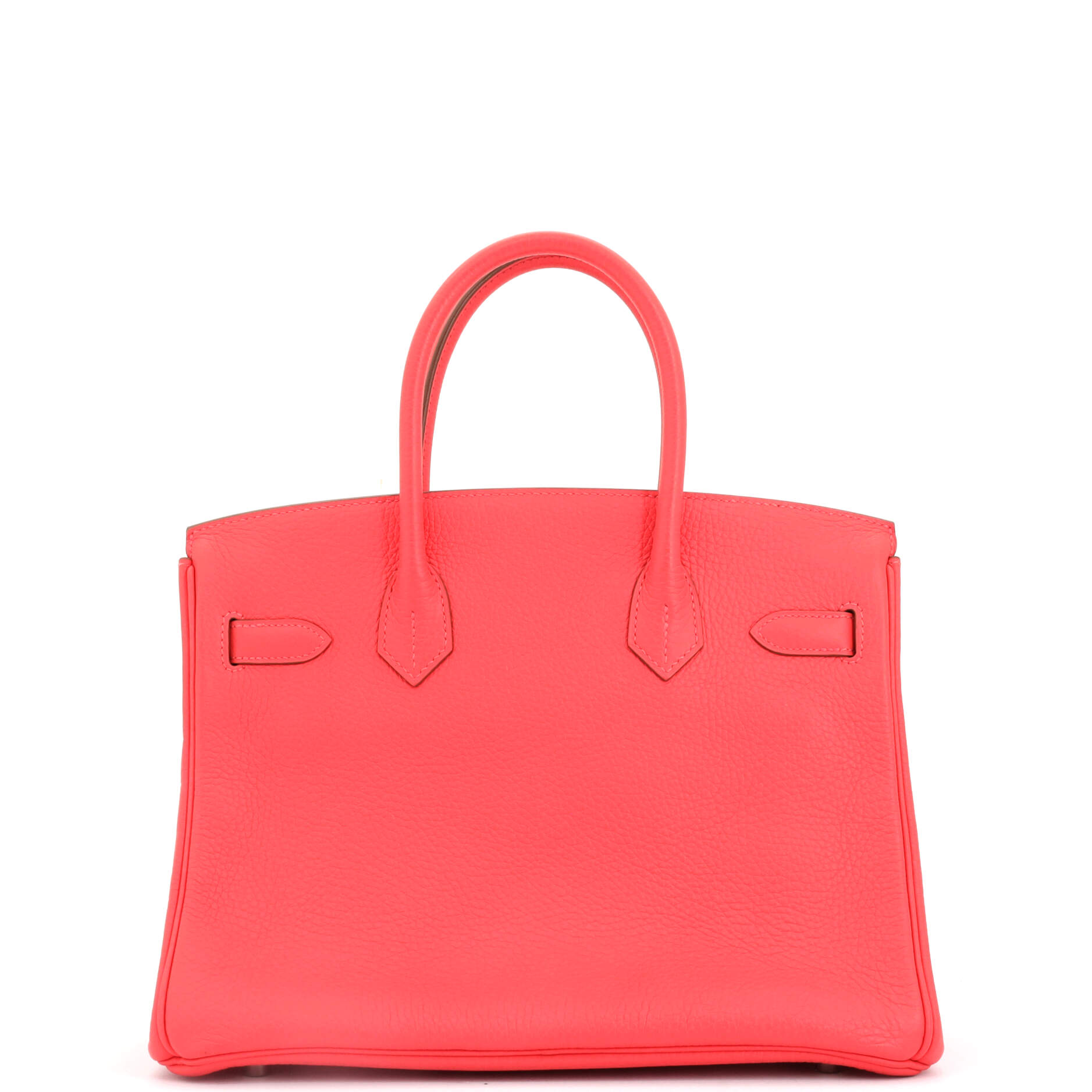 Birkin Handbag Rose Jaipur Clemence with Palladium Hardware 30